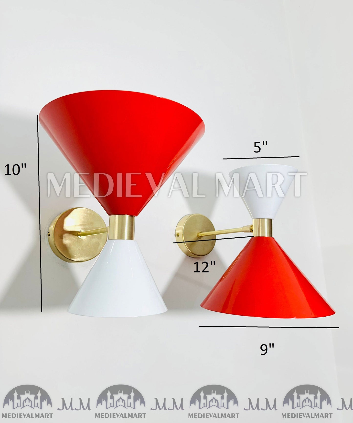 MEDIEVALMART AU European Greaves Knight English Legs Armor "Buff Polish"