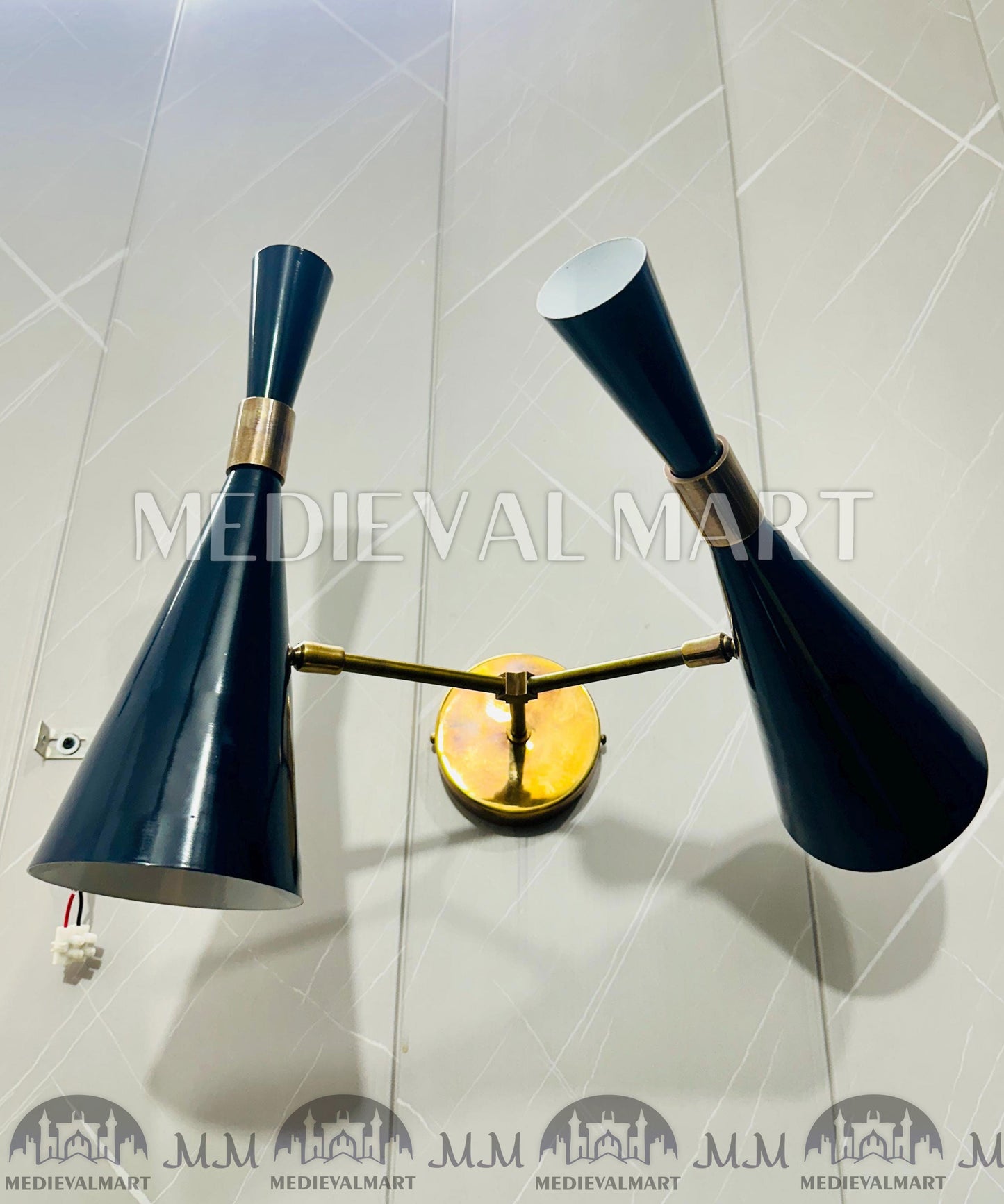 MEDIEVALMART AU European Greaves Knight English Legs Armor "Buff Polish"