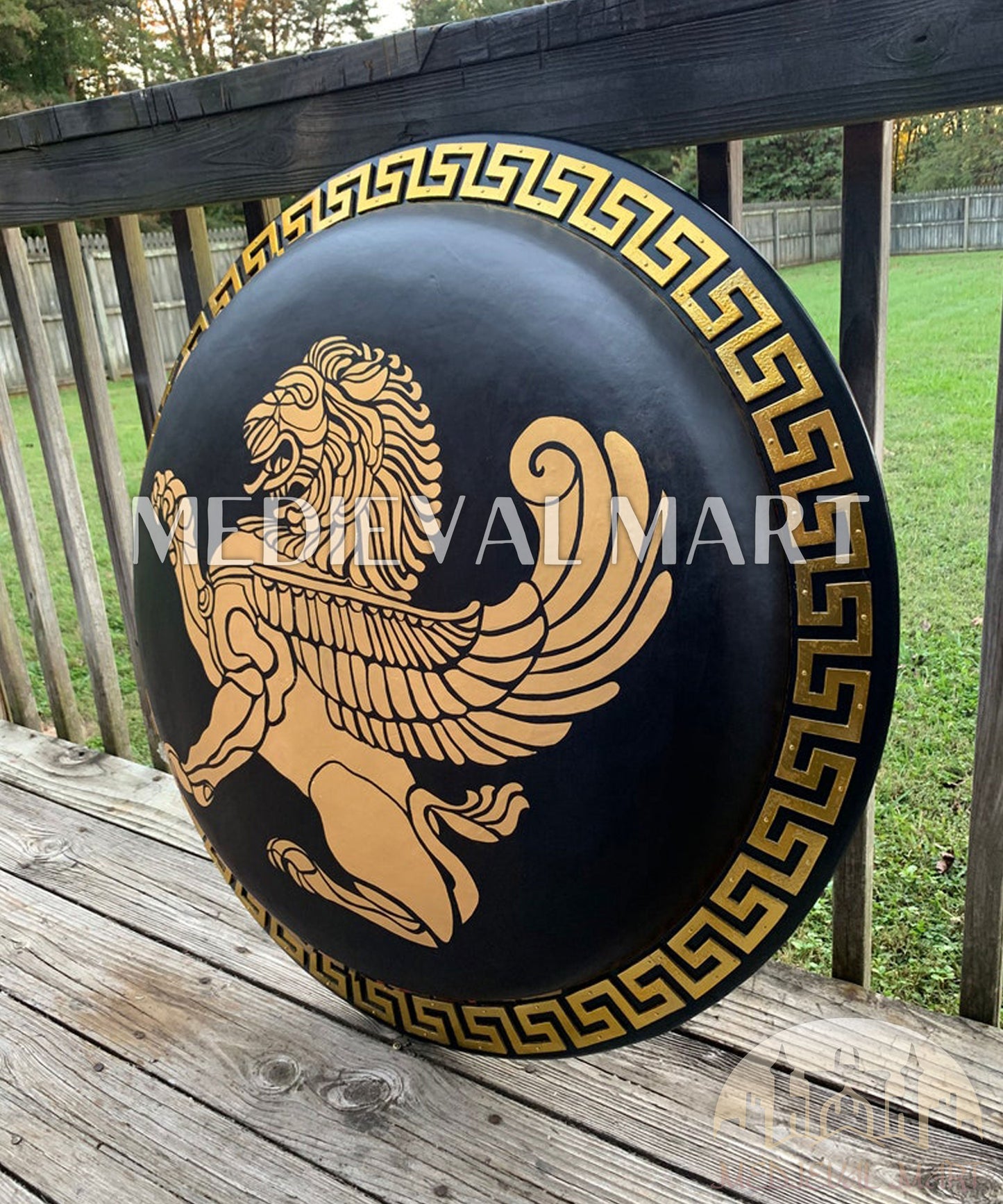 MEDIEVALMART AU First Avengers Steve Rogers Damaged Shield | Gift for Cosplayer