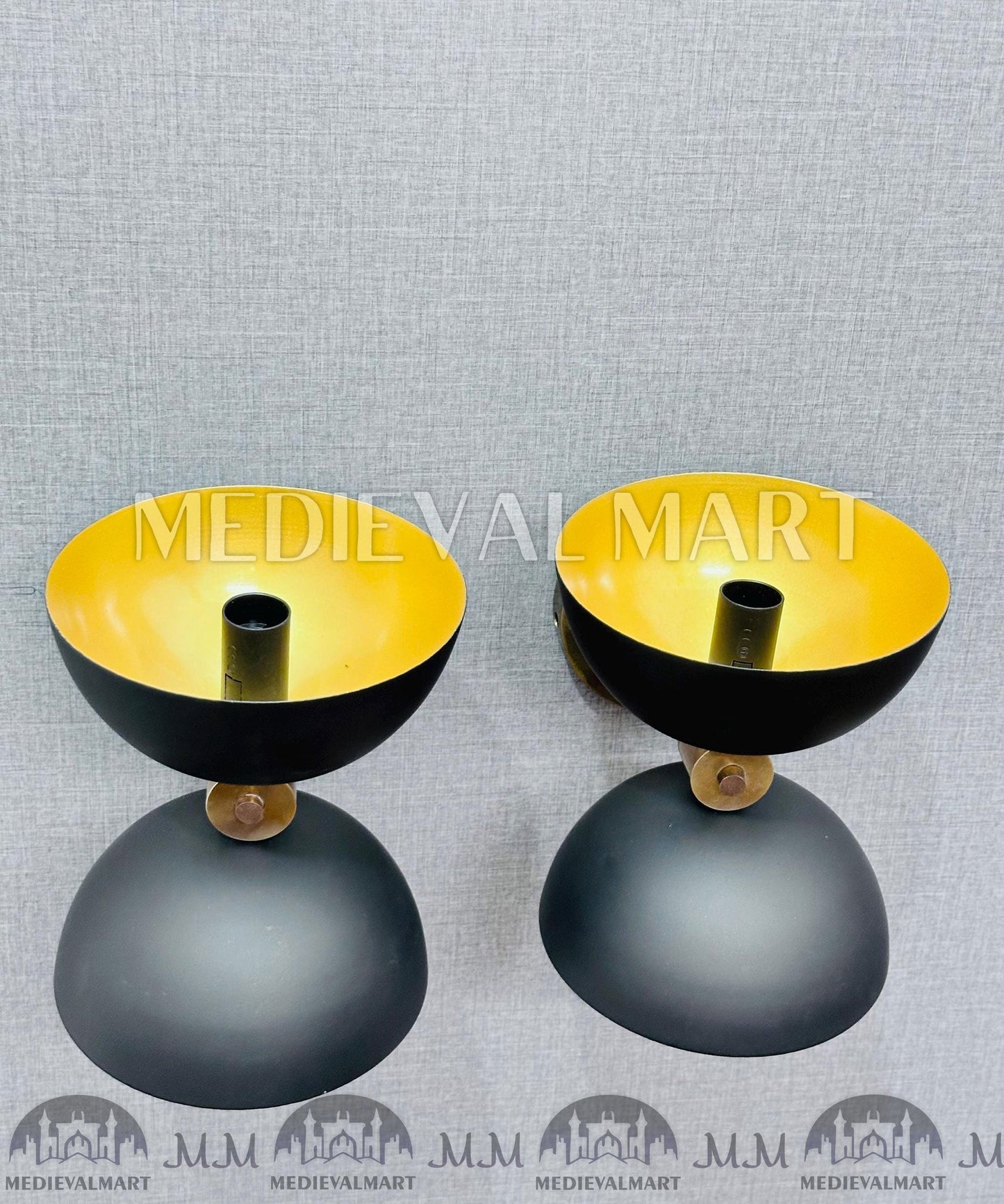 MEDIEVALMART AU European Greaves Knight English Legs Armor "Buff Polish"