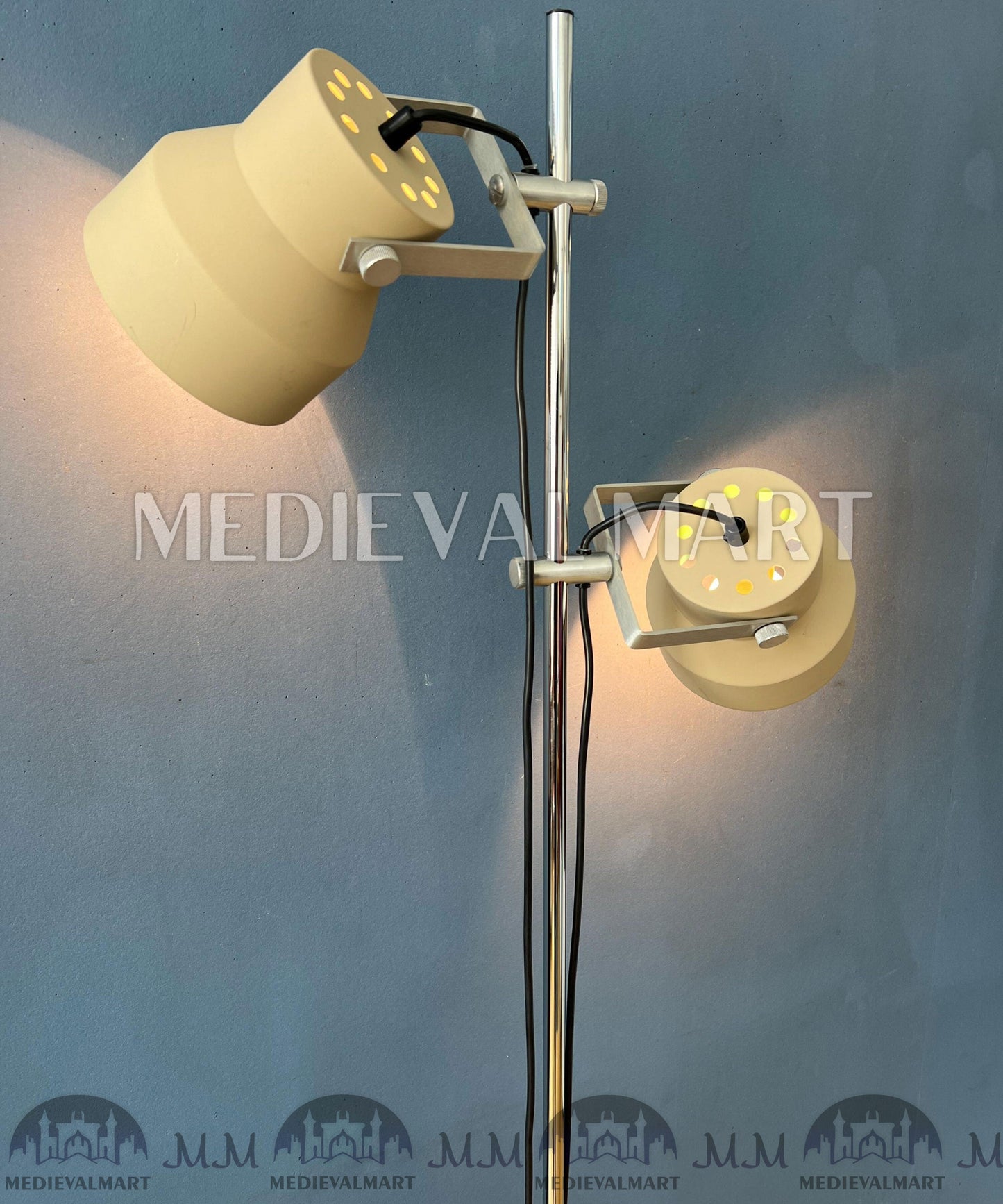 MEDIEVALMART AU European Greaves Knight English Legs Armor "Buff Polish"