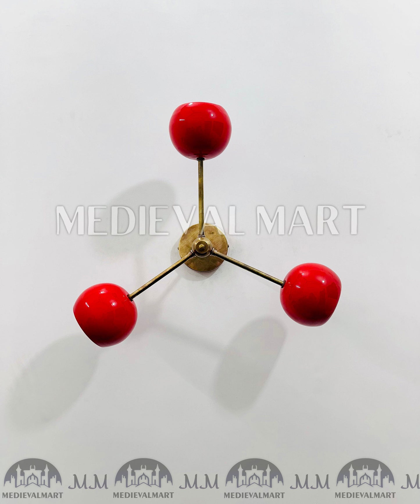 MEDIEVALMART AU European Greaves Knight English Legs Armor "Buff Polish"