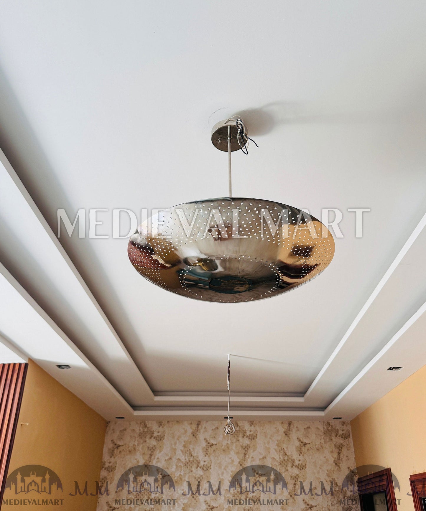 MEDIEVALMART AU European Greaves Knight English Legs Armor "Buff Polish"