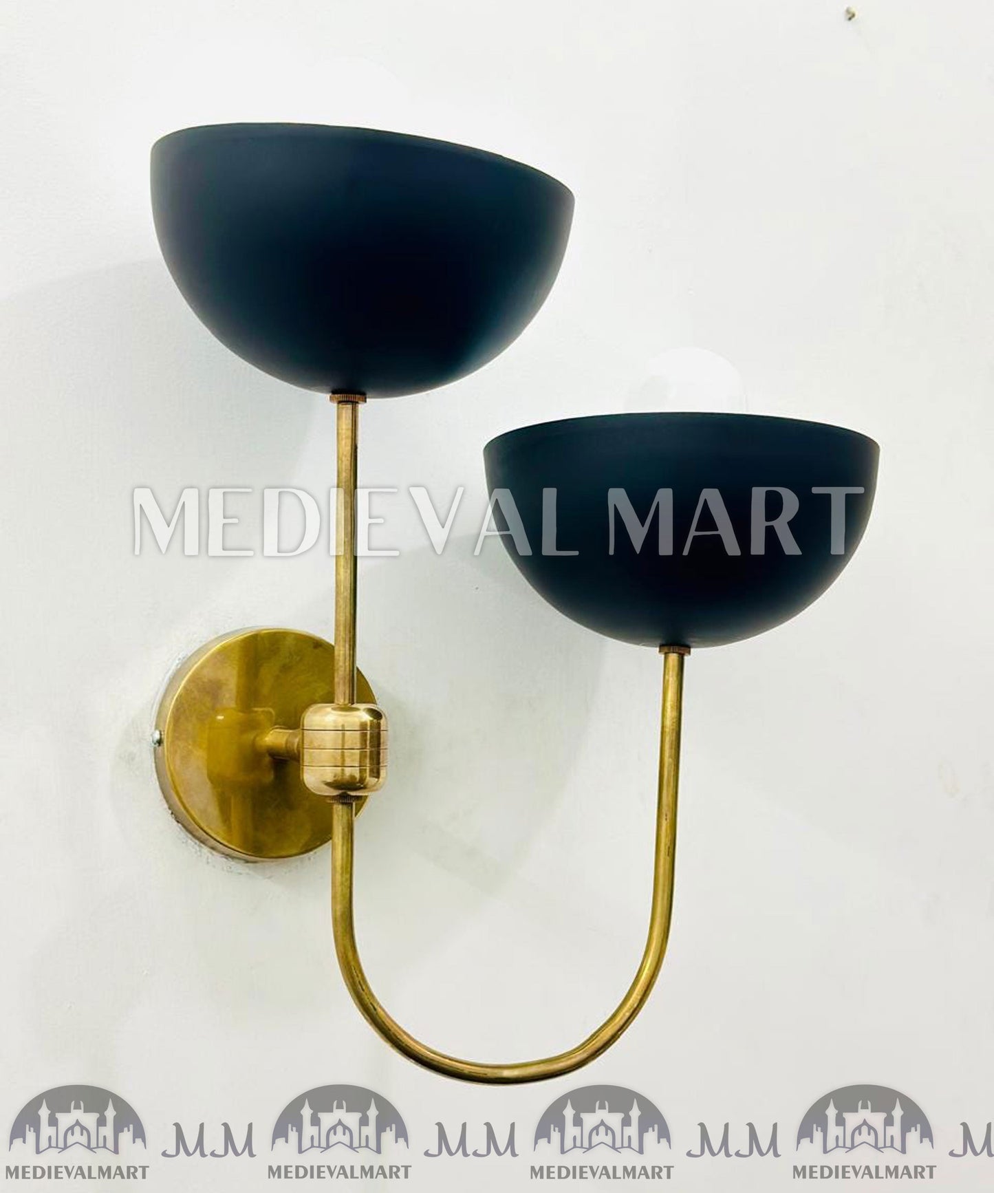 MEDIEVALMART AU European Greaves Knight English Legs Armor "Buff Polish"