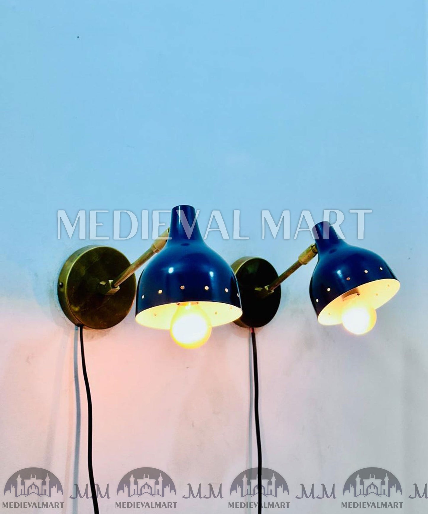 MEDIEVALMART AU European Greaves Knight English Legs Armor "Buff Polish"