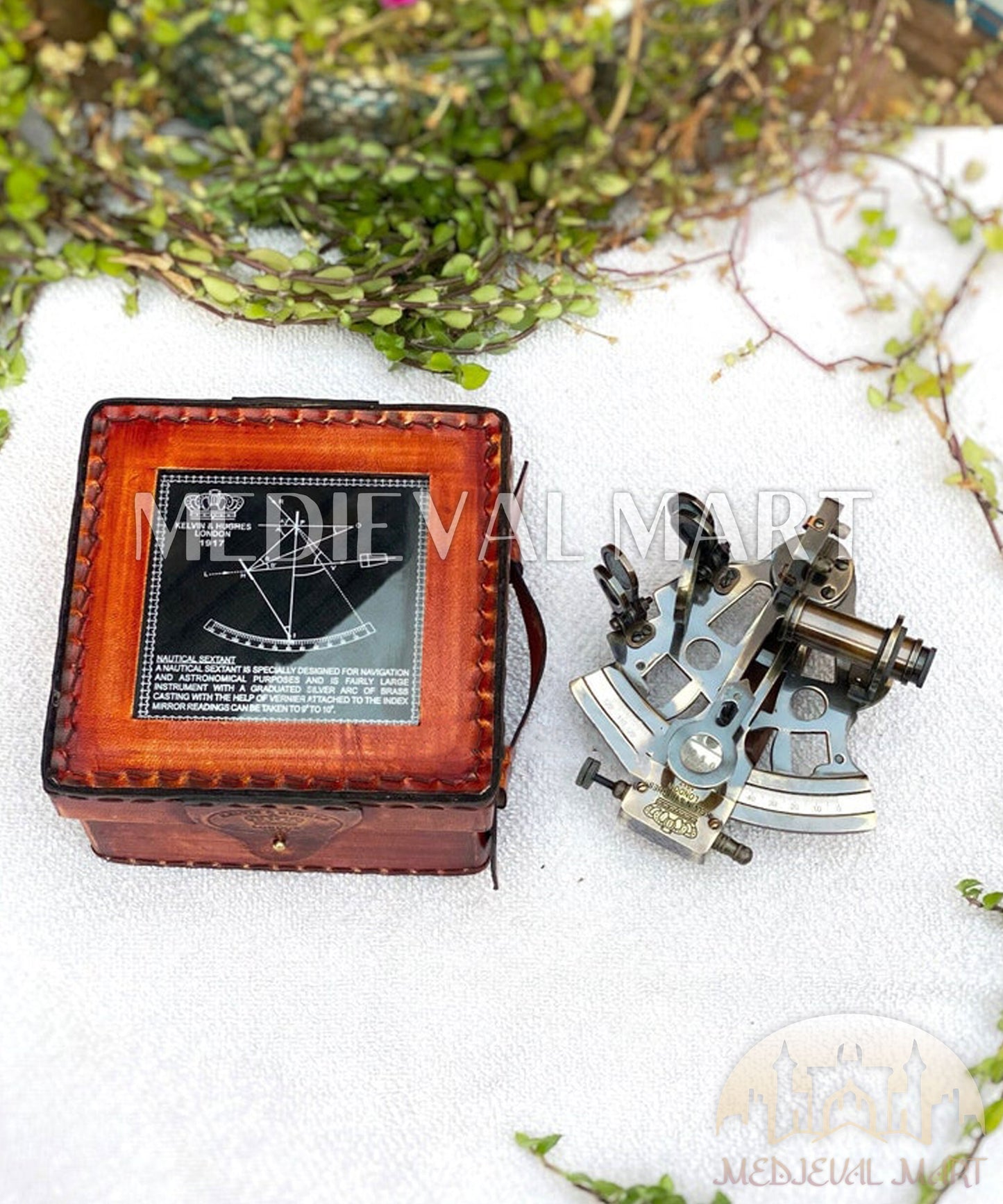 MEDIEVALMART AU Hand Forged Medieval Twisted Troll Cross Iron Pendent With Leather Cord