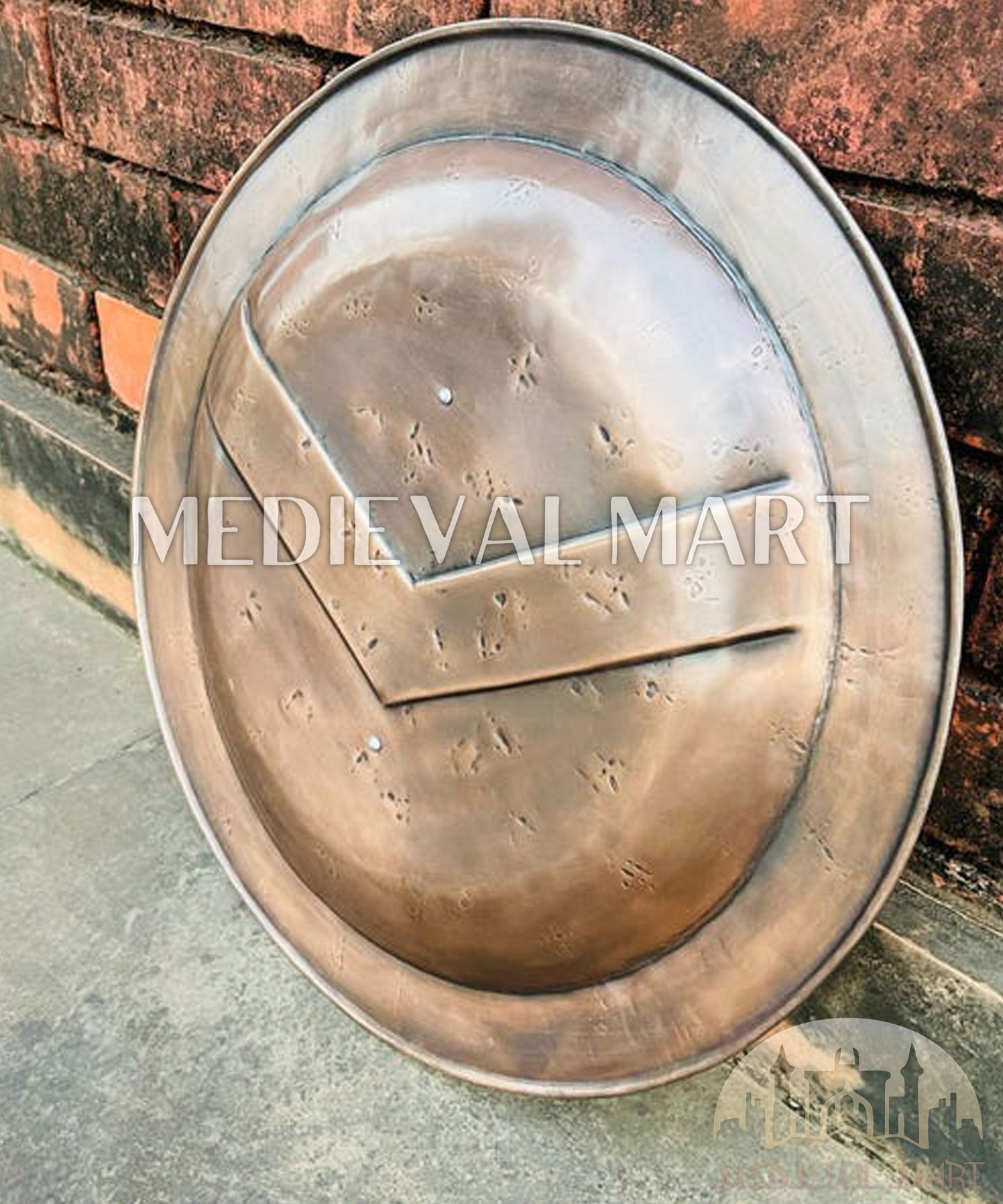 MEDIEVALMART AU First Avengers Steve Rogers Damaged Shield | Gift for Cosplayer