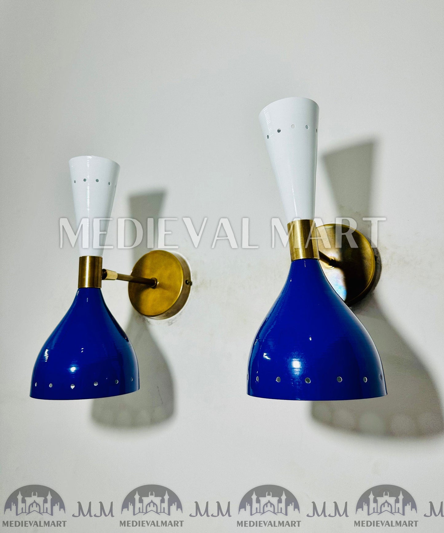 MEDIEVALMART AU European Greaves Knight English Legs Armor "Buff Polish"