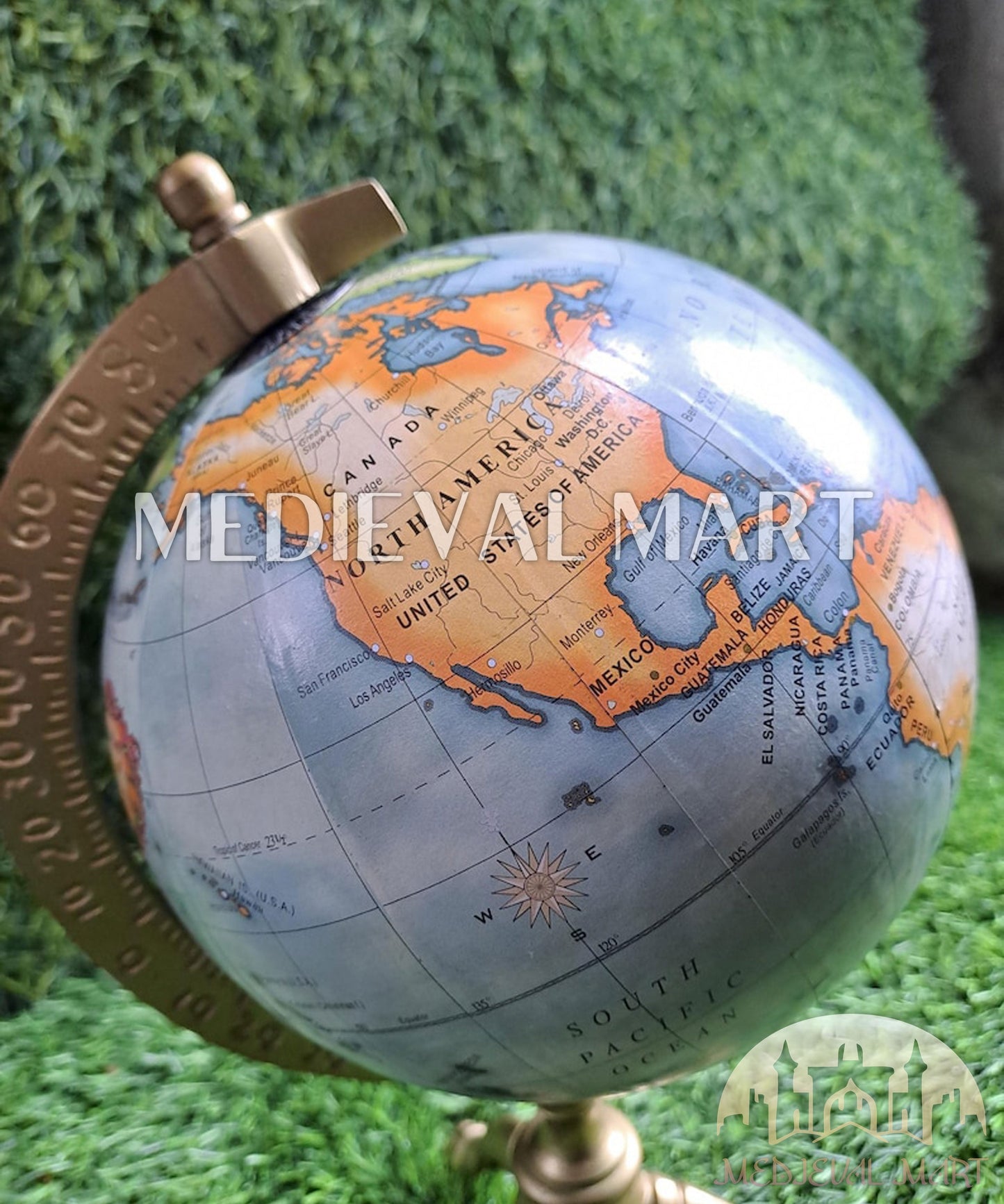 MEDIEVALMART AU "Achilles" Gold Finish Trojan Warrior Helmet W/H Free Stand | Troy Props