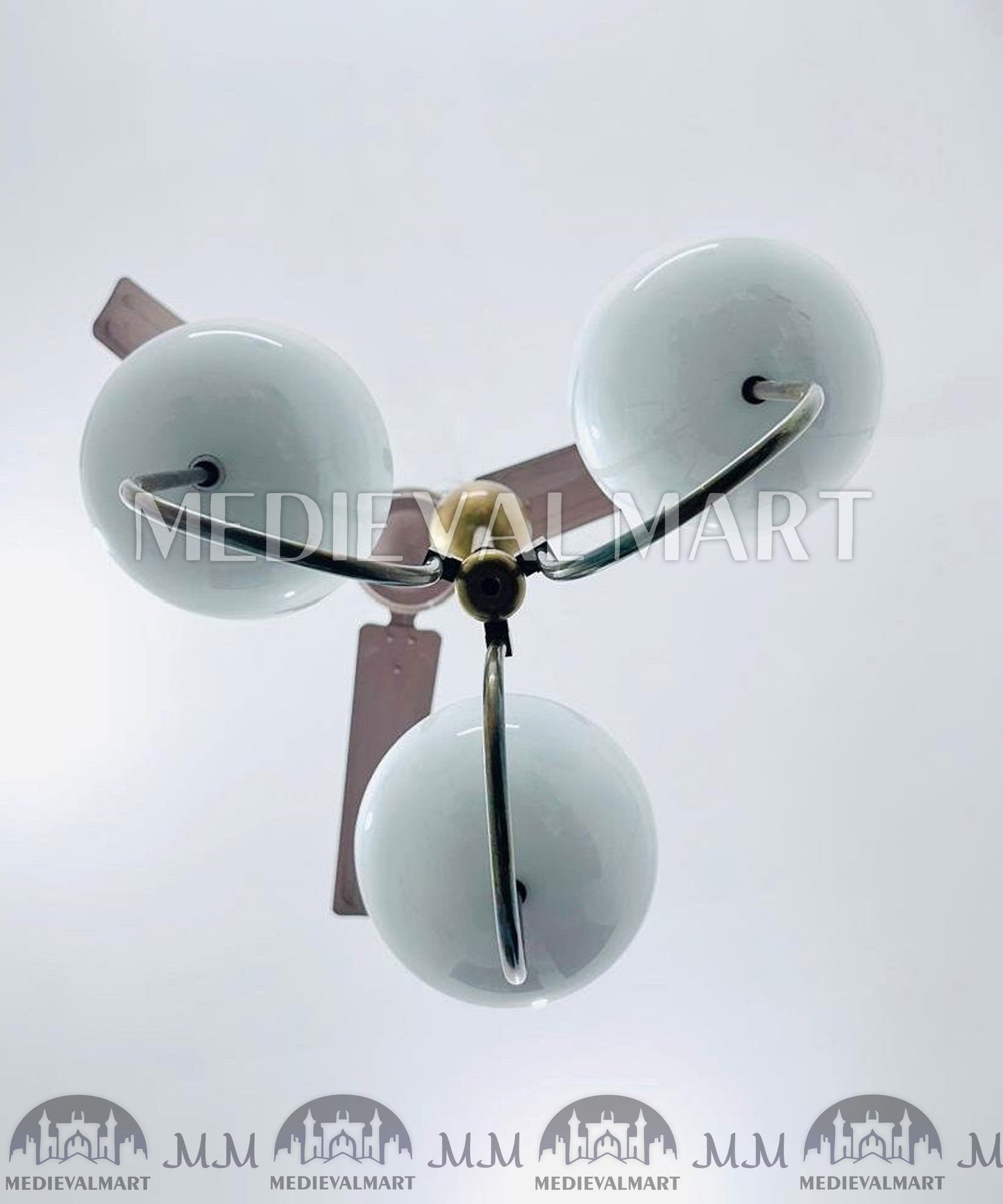 MEDIEVALMART AU European Greaves Knight English Legs Armor "Buff Polish"