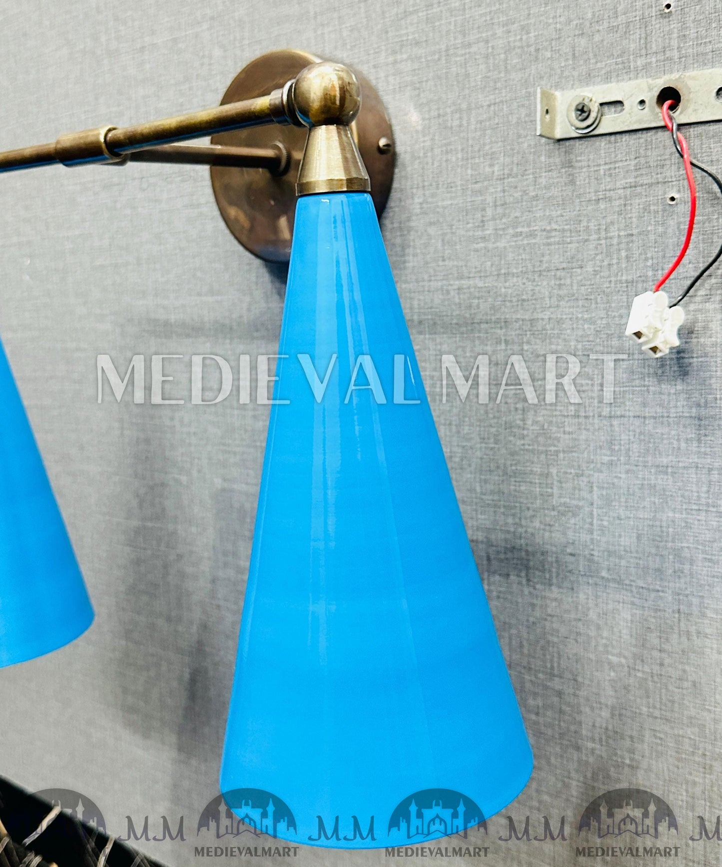 MEDIEVALMART AU European Greaves Knight English Legs Armor "Buff Polish"