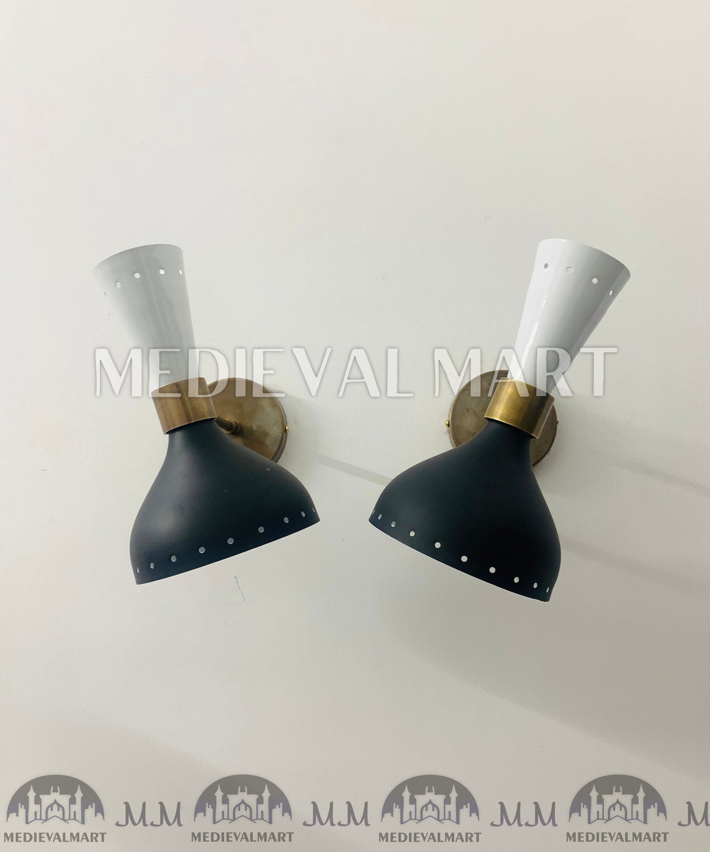 MEDIEVALMART AU European Greaves Knight English Legs Armor "Buff Polish"