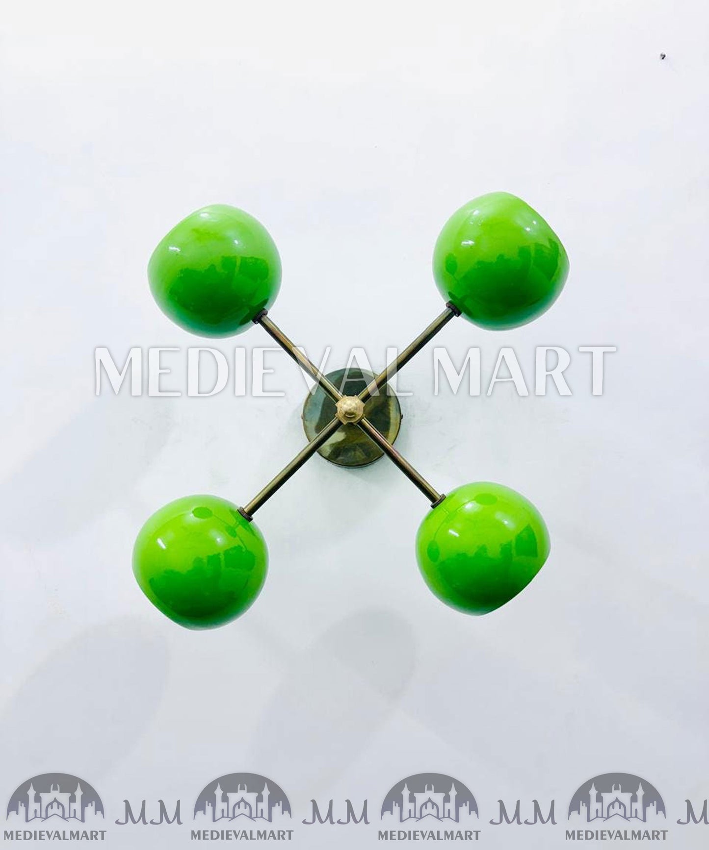 MEDIEVALMART AU European Greaves Knight English Legs Armor "Buff Polish"