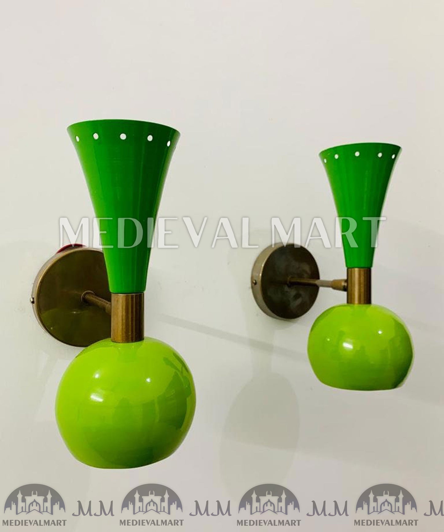 MEDIEVALMART AU European Greaves Knight English Legs Armor "Buff Polish"