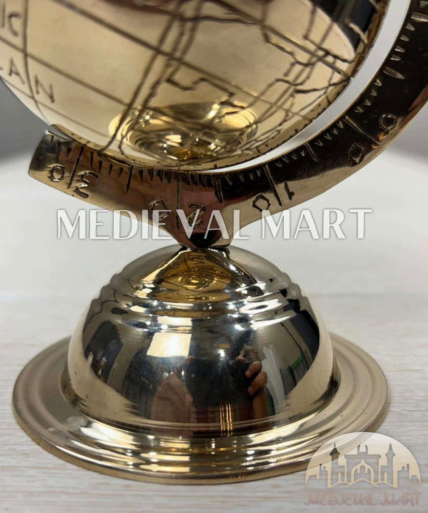 MEDIEVALMART AU "Achilles" Gold Finish Trojan Warrior Helmet W/H Free Stand | Troy Props