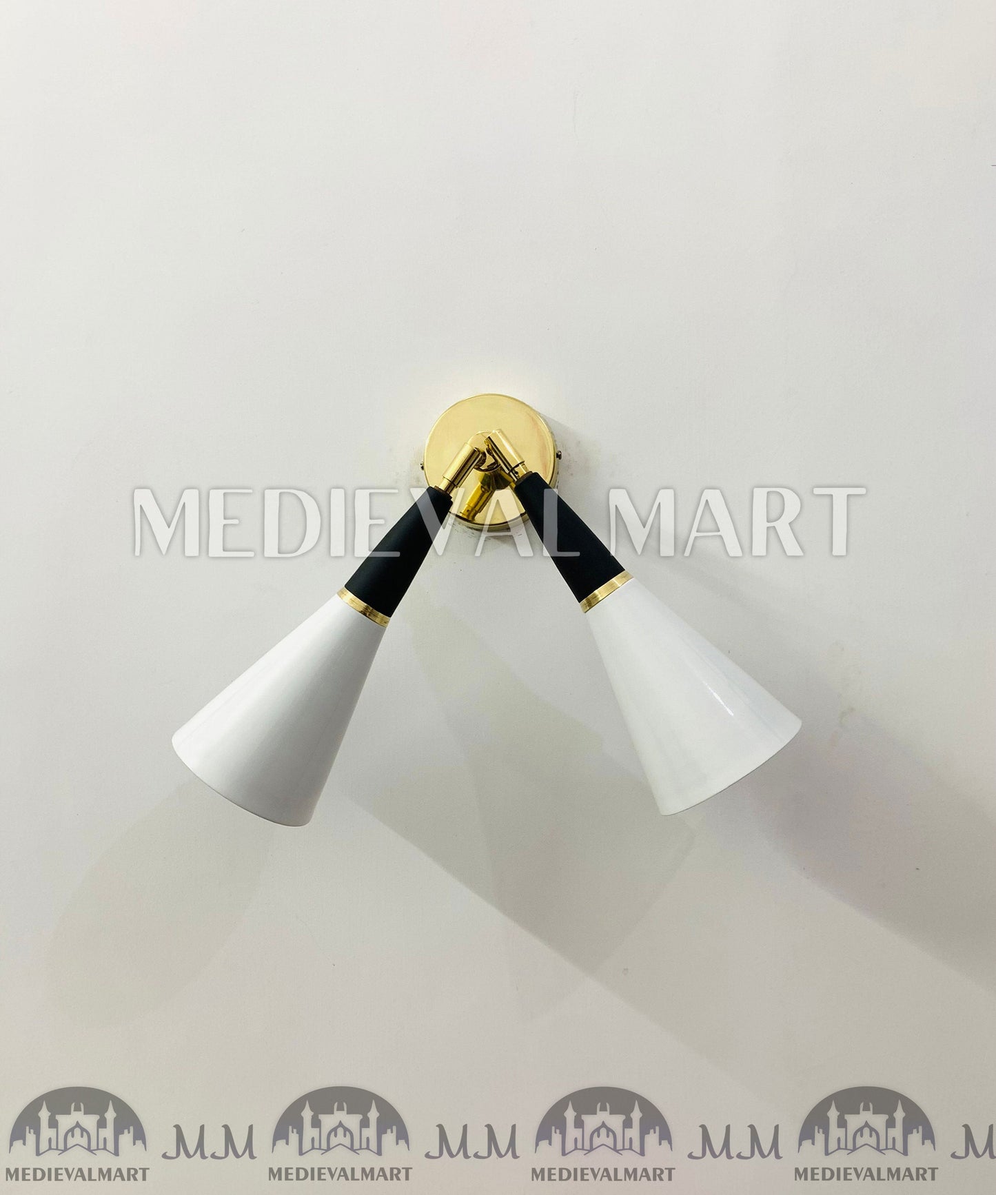 MEDIEVALMART AU European Greaves Knight English Legs Armor "Buff Polish"