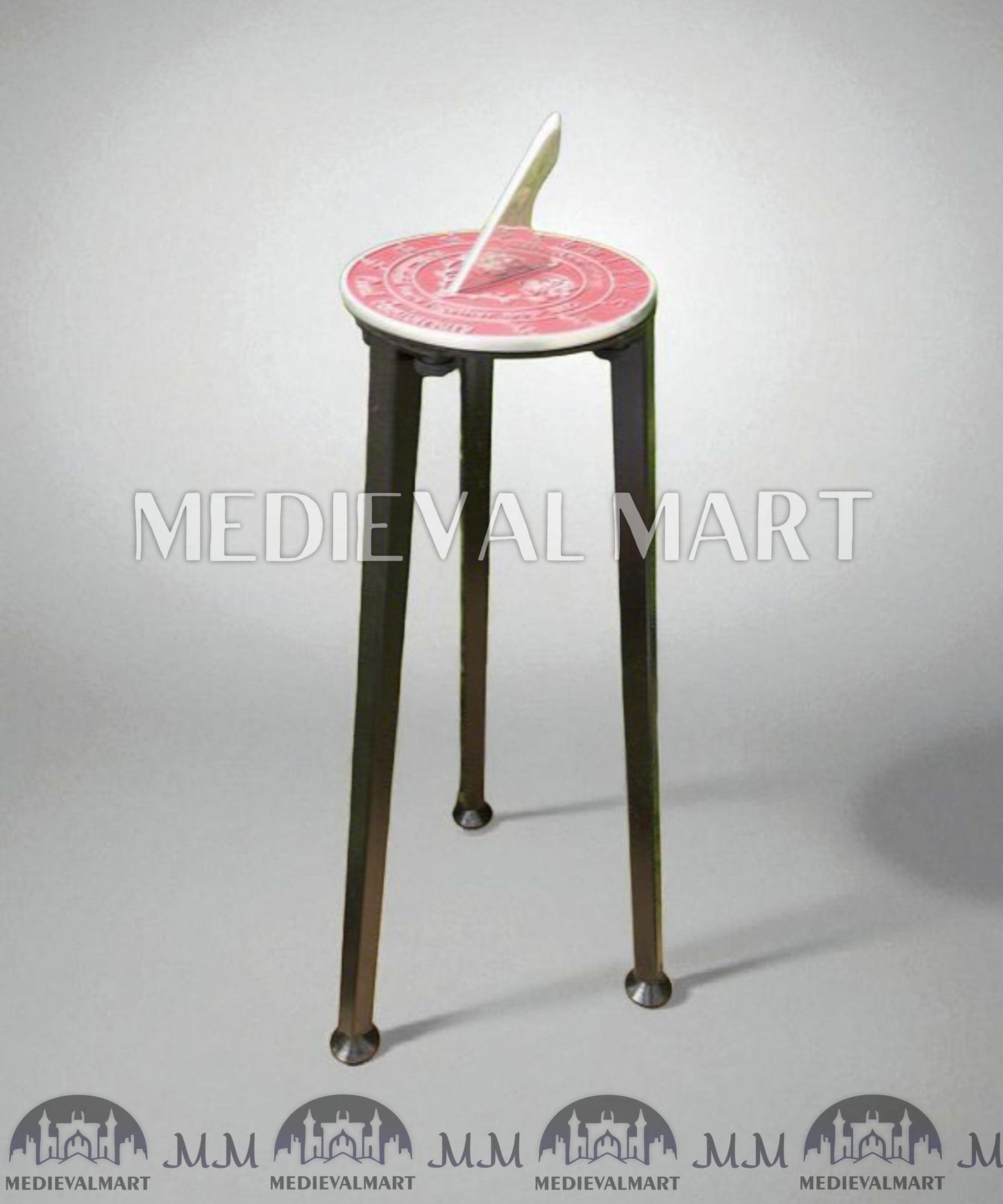 MEDIEVALMART AU Iconic Viking's Jarl Borg Iron Spikes  Battleworn Viking Wooden Shield | Gifts For Dad