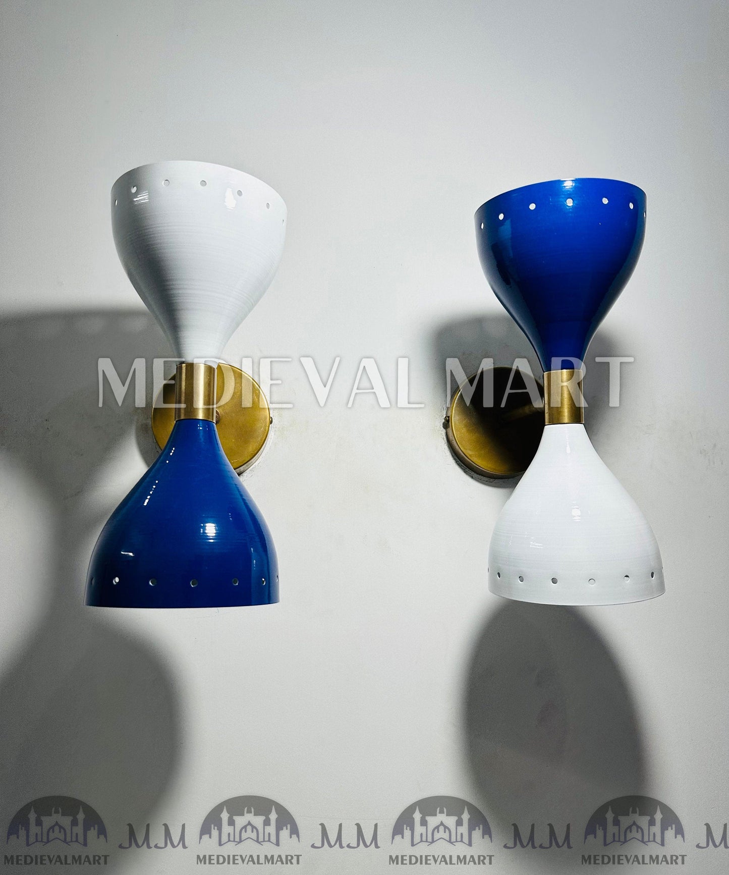 MEDIEVALMART AU European Greaves Knight English Legs Armor "Buff Polish"