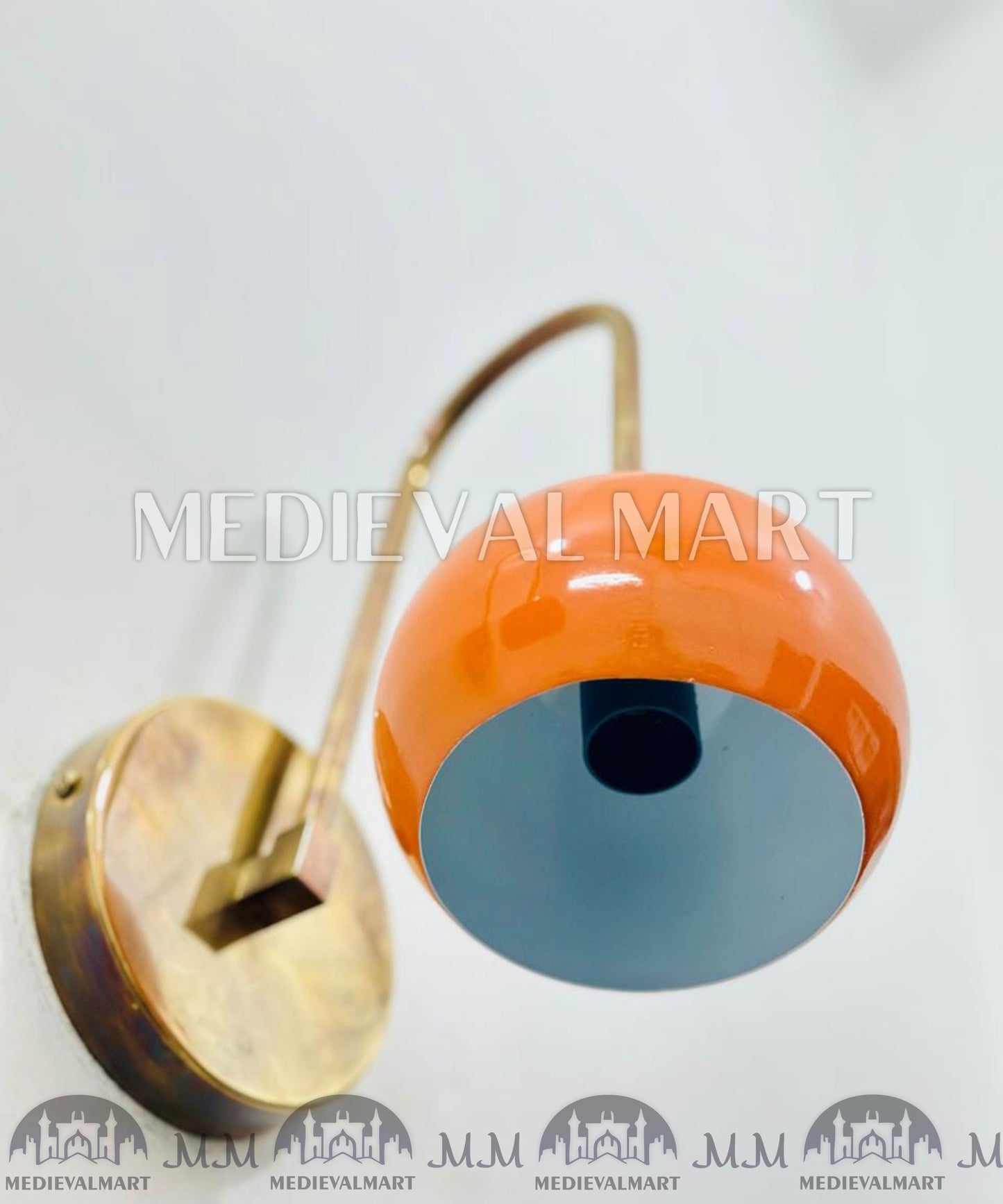 MEDIEVALMART AU European Greaves Knight English Legs Armor "Buff Polish"