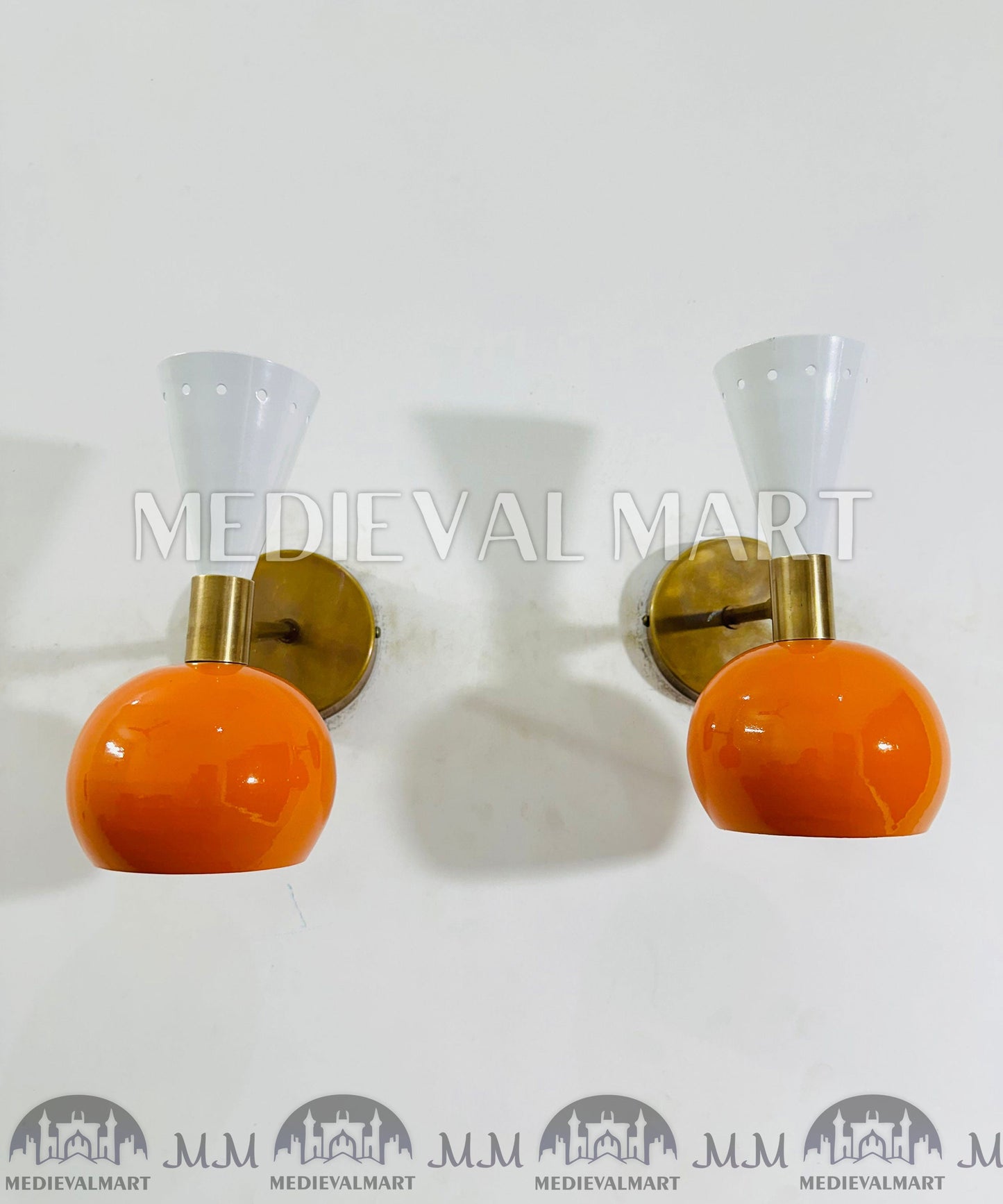 MEDIEVALMART AU European Greaves Knight English Legs Armor "Buff Polish"