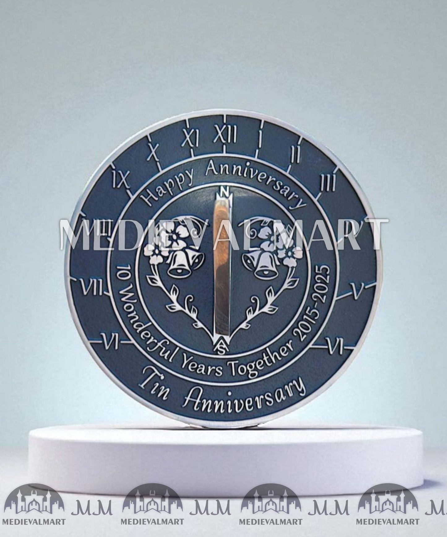 MEDIEVALMART AU Iconic Viking's Jarl Borg Iron Spikes  Battleworn Viking Wooden Shield | Gifts For Dad