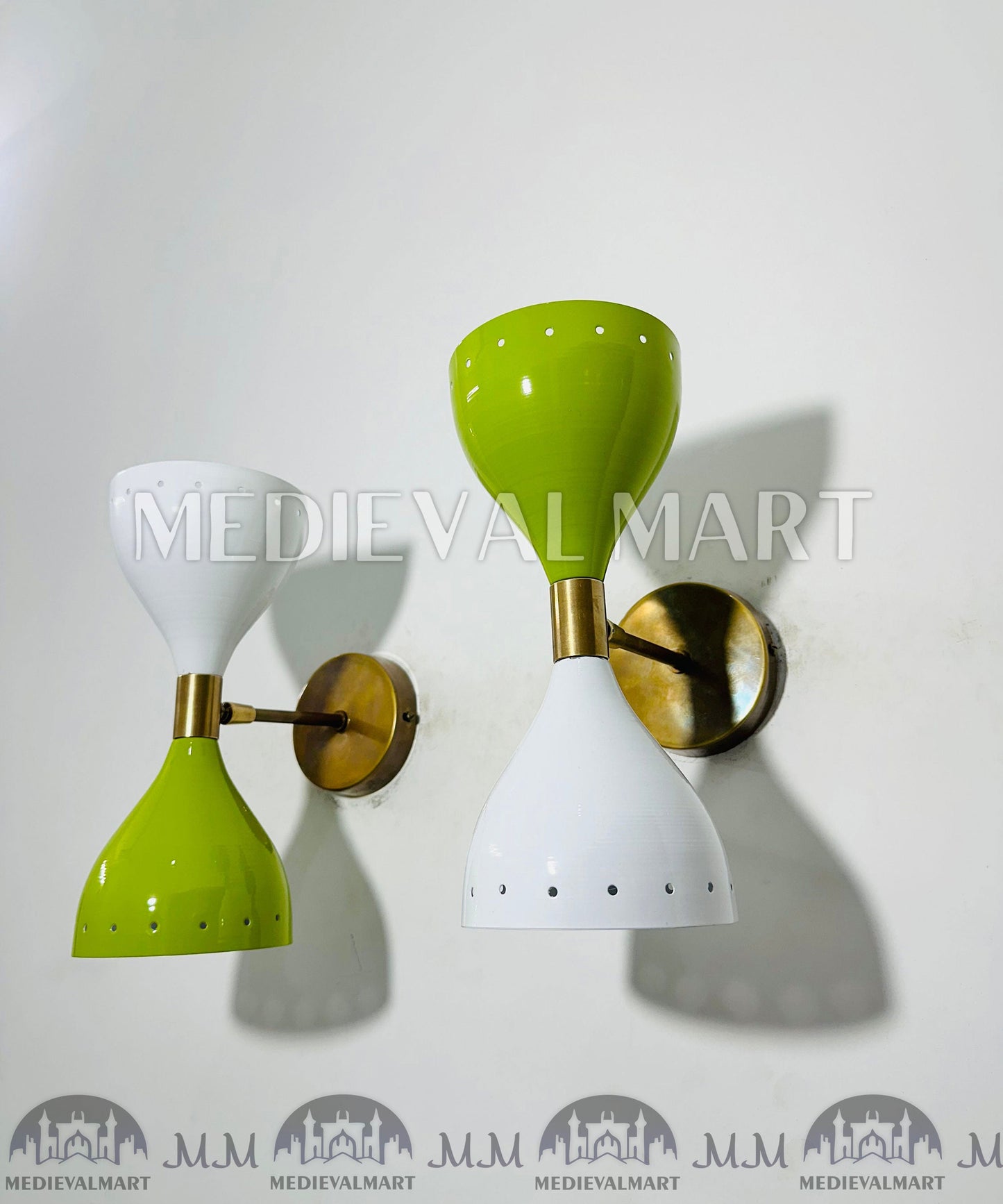 MEDIEVALMART AU European Greaves Knight English Legs Armor "Buff Polish"