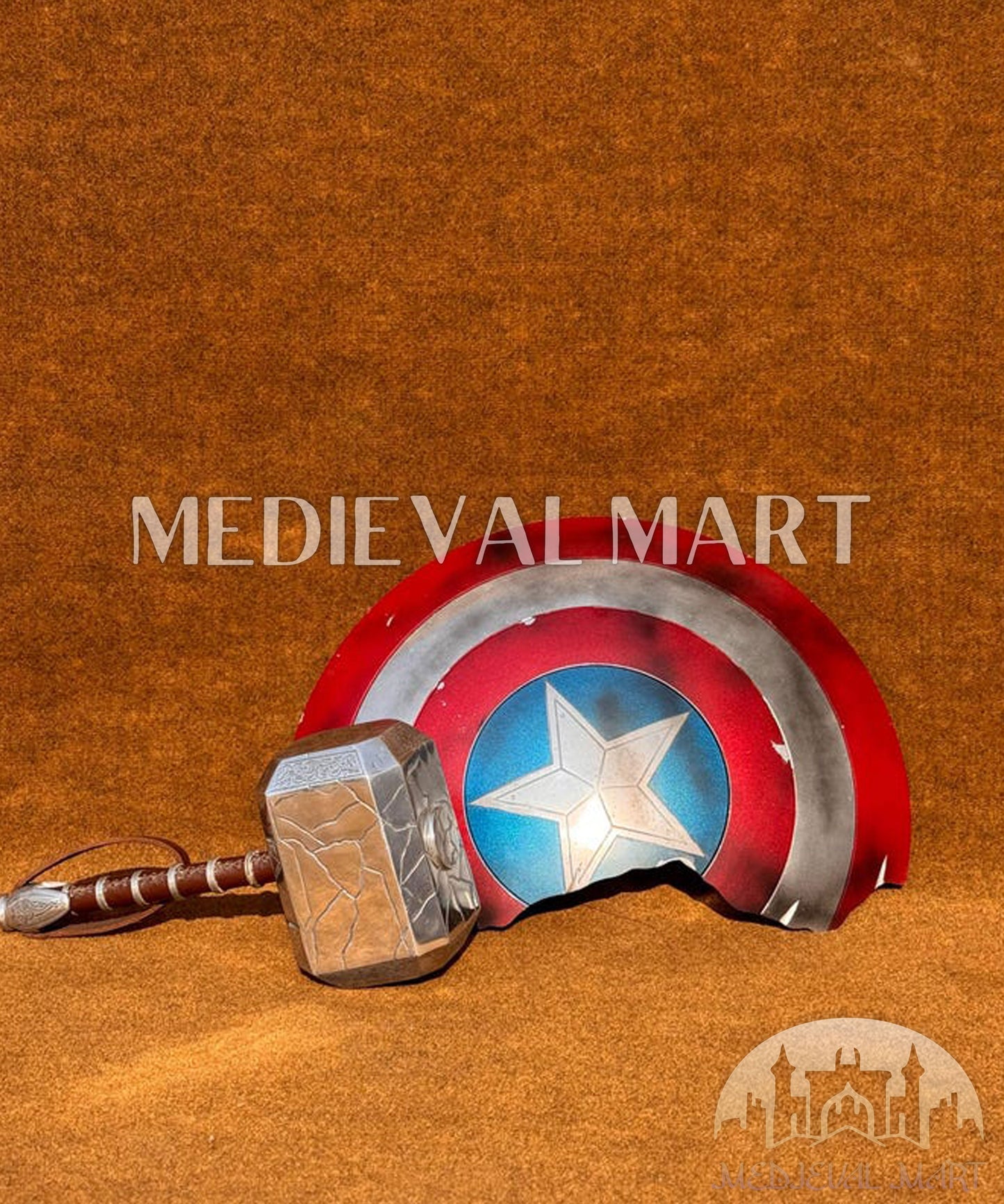 MEDIEVALMART AU Great Fantasy Helmet With Metal Horns or Free Stand | LARP Props
