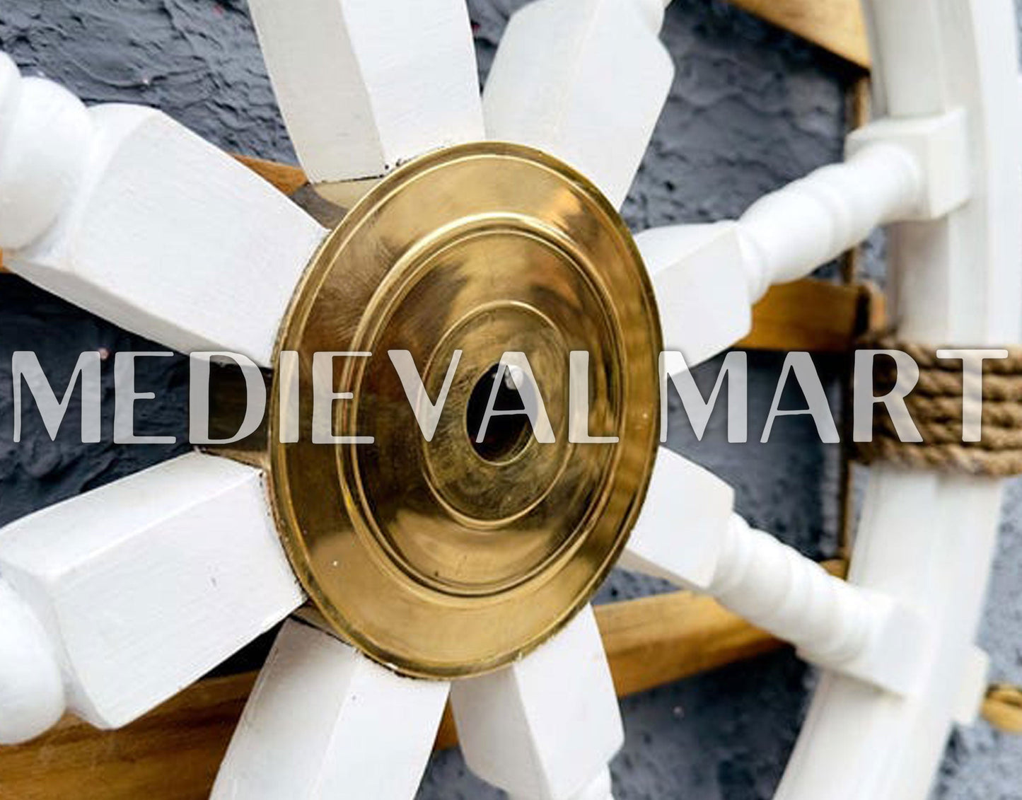 MEDIEVALMART AU Hand Forged Medieval Twisted Troll Cross Iron Pendent With Leather Cord