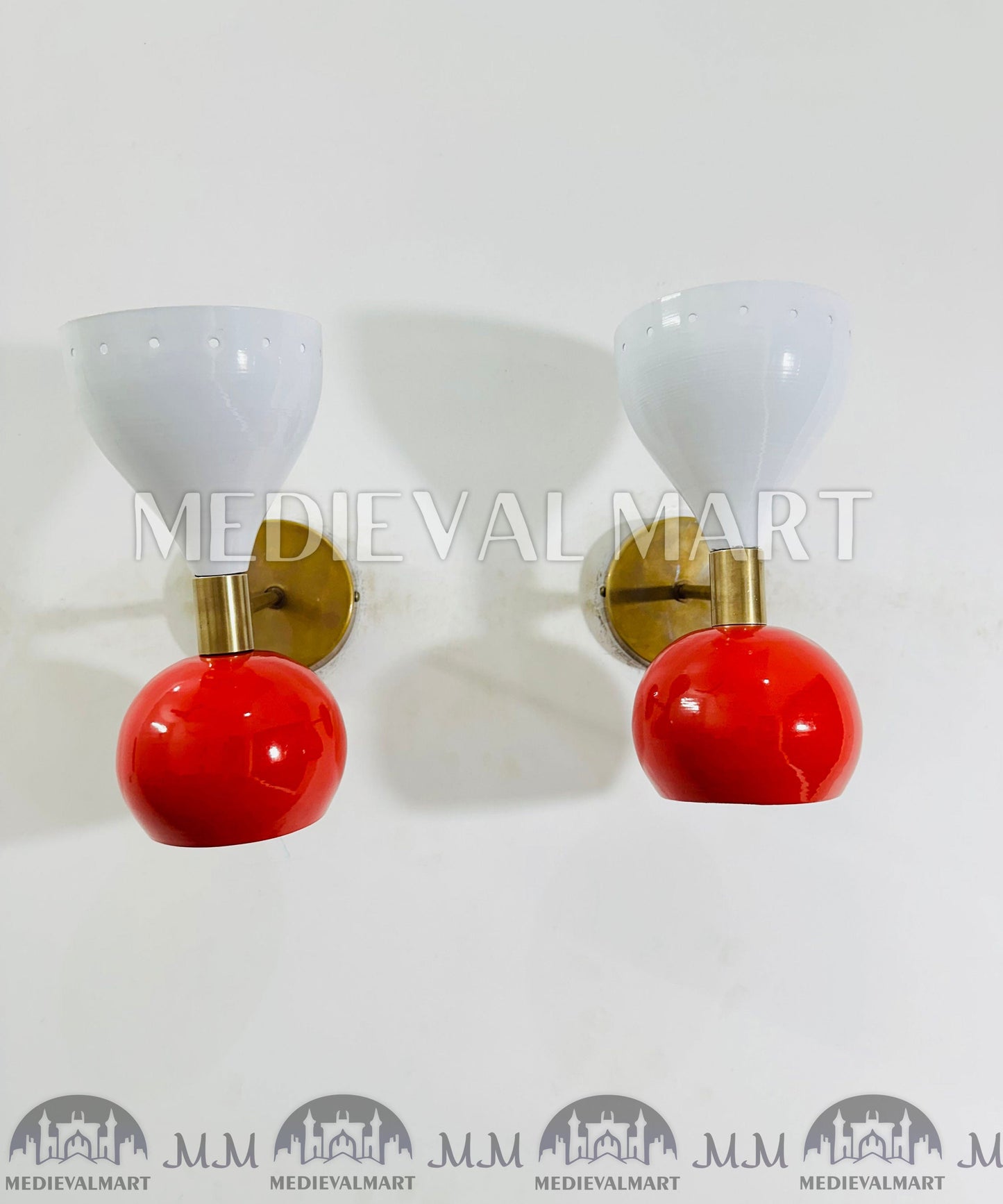 MEDIEVALMART AU European Greaves Knight English Legs Armor "Buff Polish"