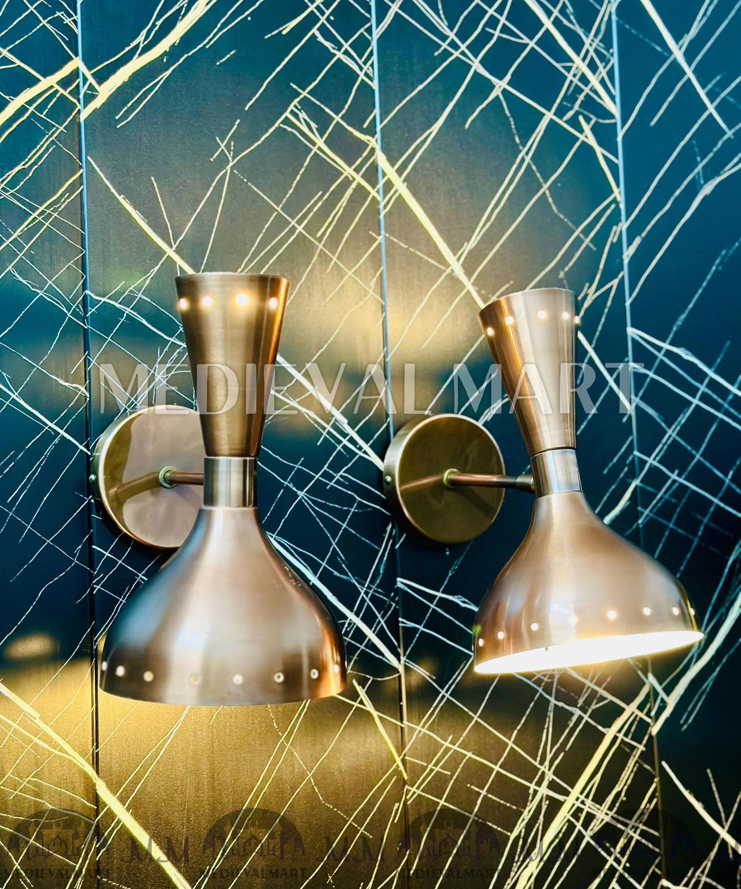 MEDIEVALMART AU European Greaves Knight English Legs Armor "Buff Polish"