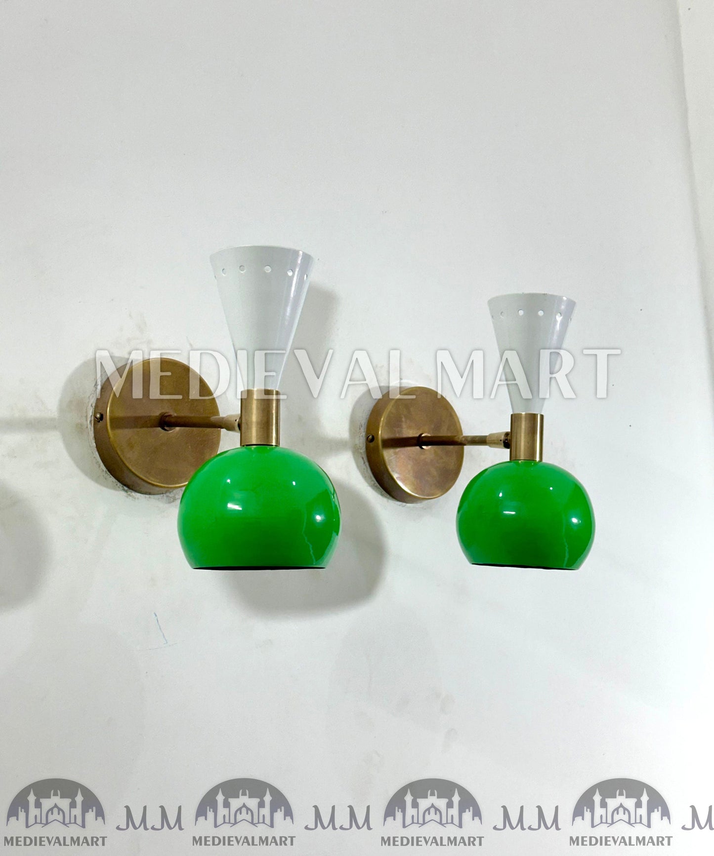 MEDIEVALMART AU European Greaves Knight English Legs Armor "Buff Polish"