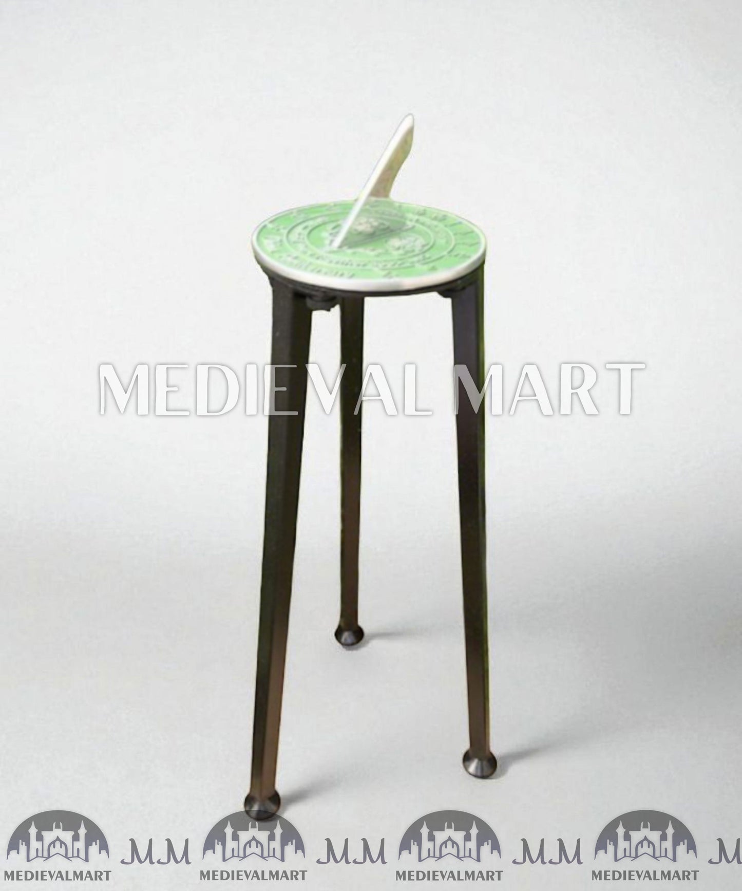 MEDIEVALMART AU Iconic Viking's Jarl Borg Iron Spikes  Battleworn Viking Wooden Shield | Gifts For Dad