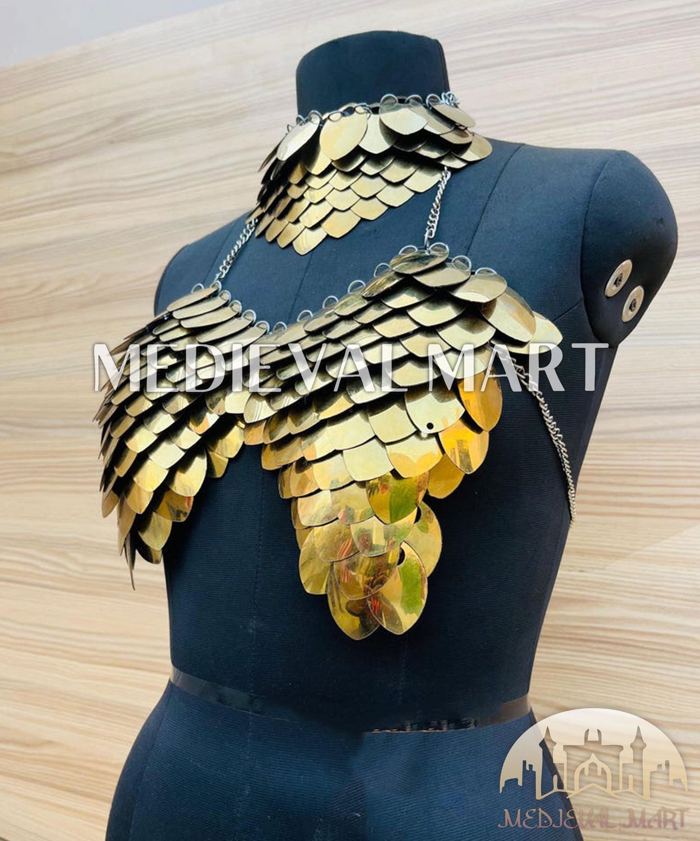 MEDIEVALMART AU Iconic Viking's Jarl Borg Iron Spikes  Battleworn Viking Wooden Shield | Gifts For Dad