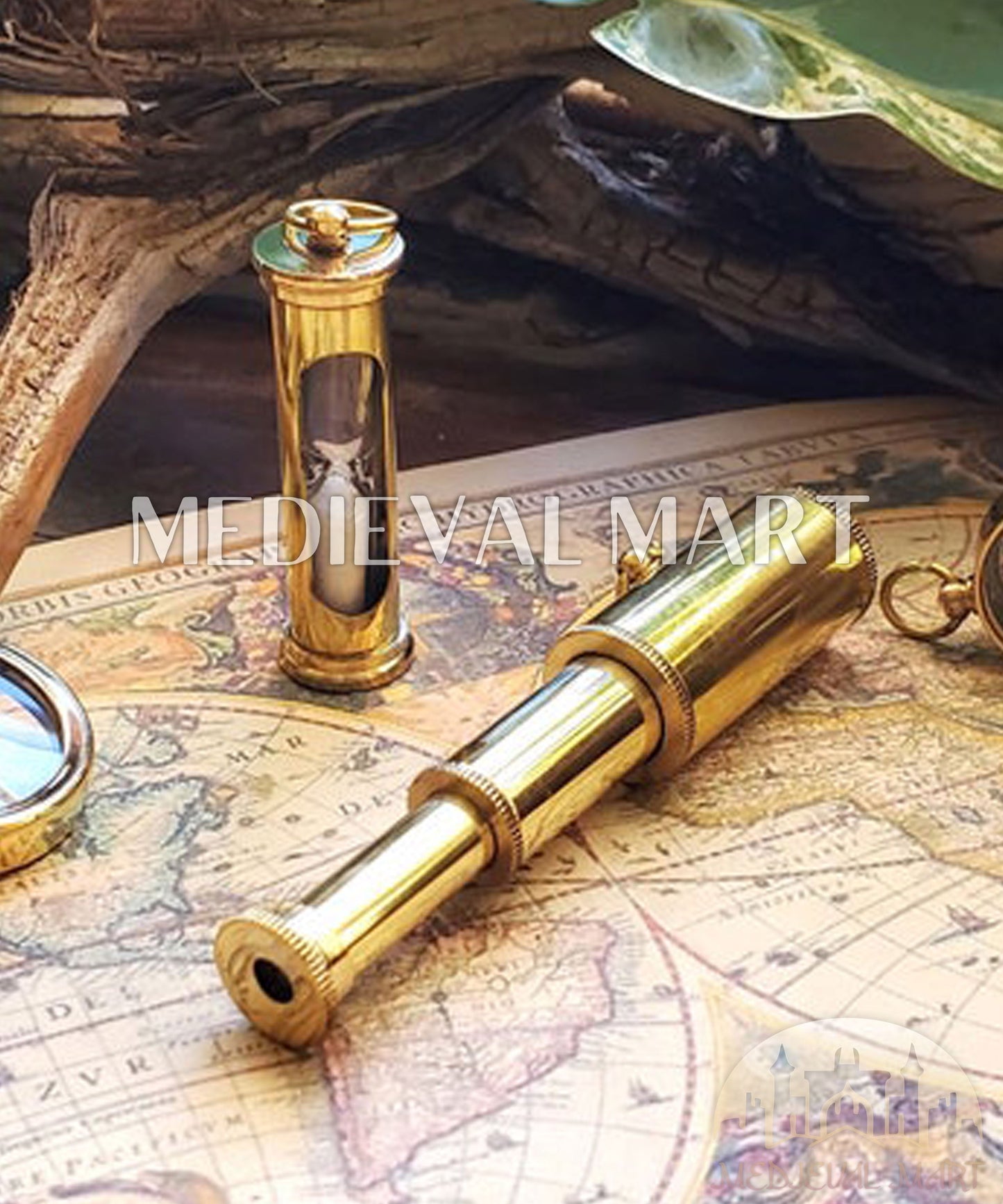 MEDIEVALMART AU "Achilles" Gold Finish Trojan Warrior Helmet W/H Free Stand | Troy Props