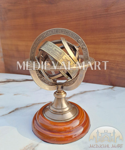 MEDIEVALMART AU "Achilles" Gold Finish Trojan Warrior Helmet W/H Free Stand | Troy Props