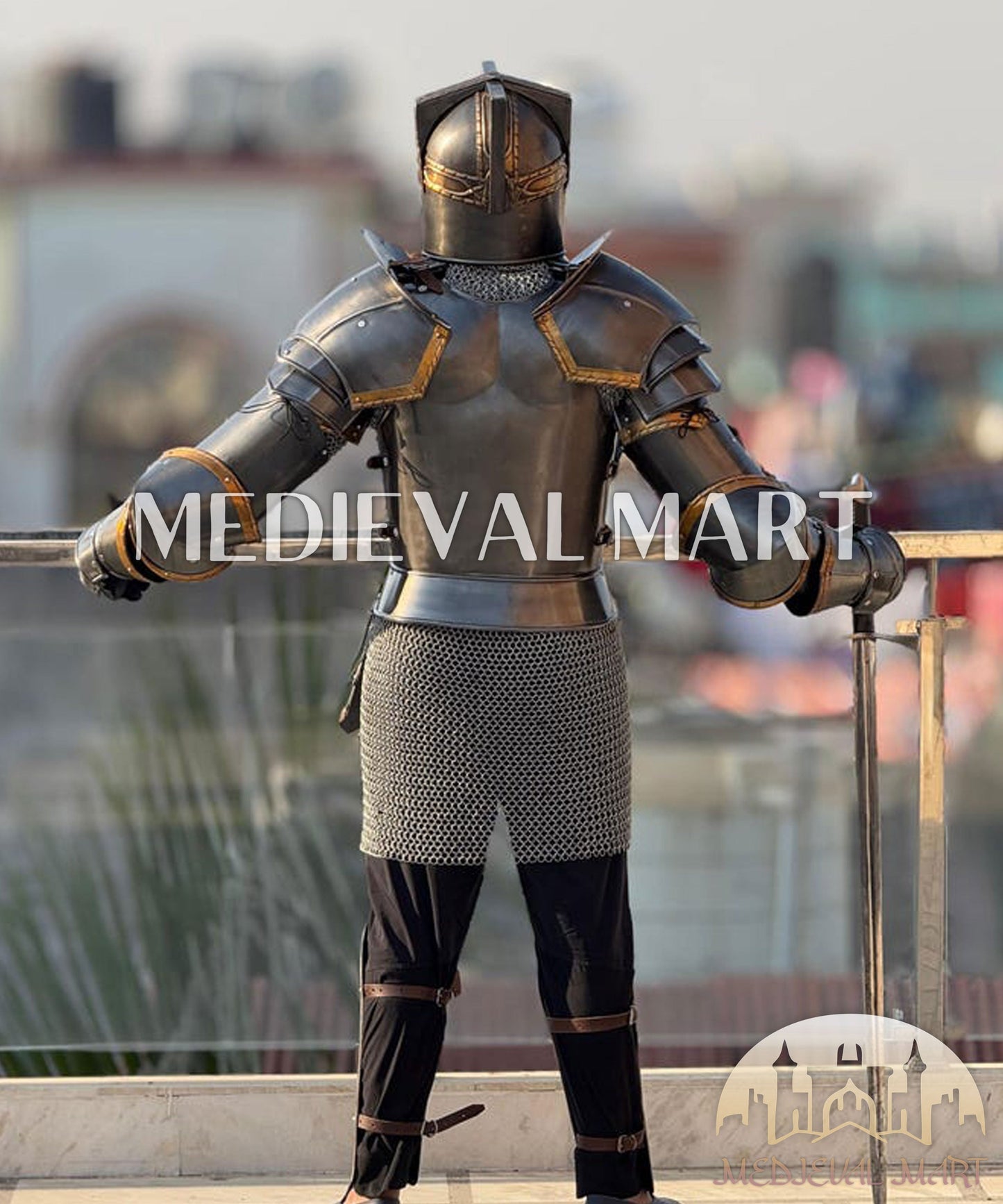 MEDIEVALMART AU Antique Finish “100 Years Calendar” Engraved Compass W/H “VintageVault” Case | Gift For Dad, Gift For Mom