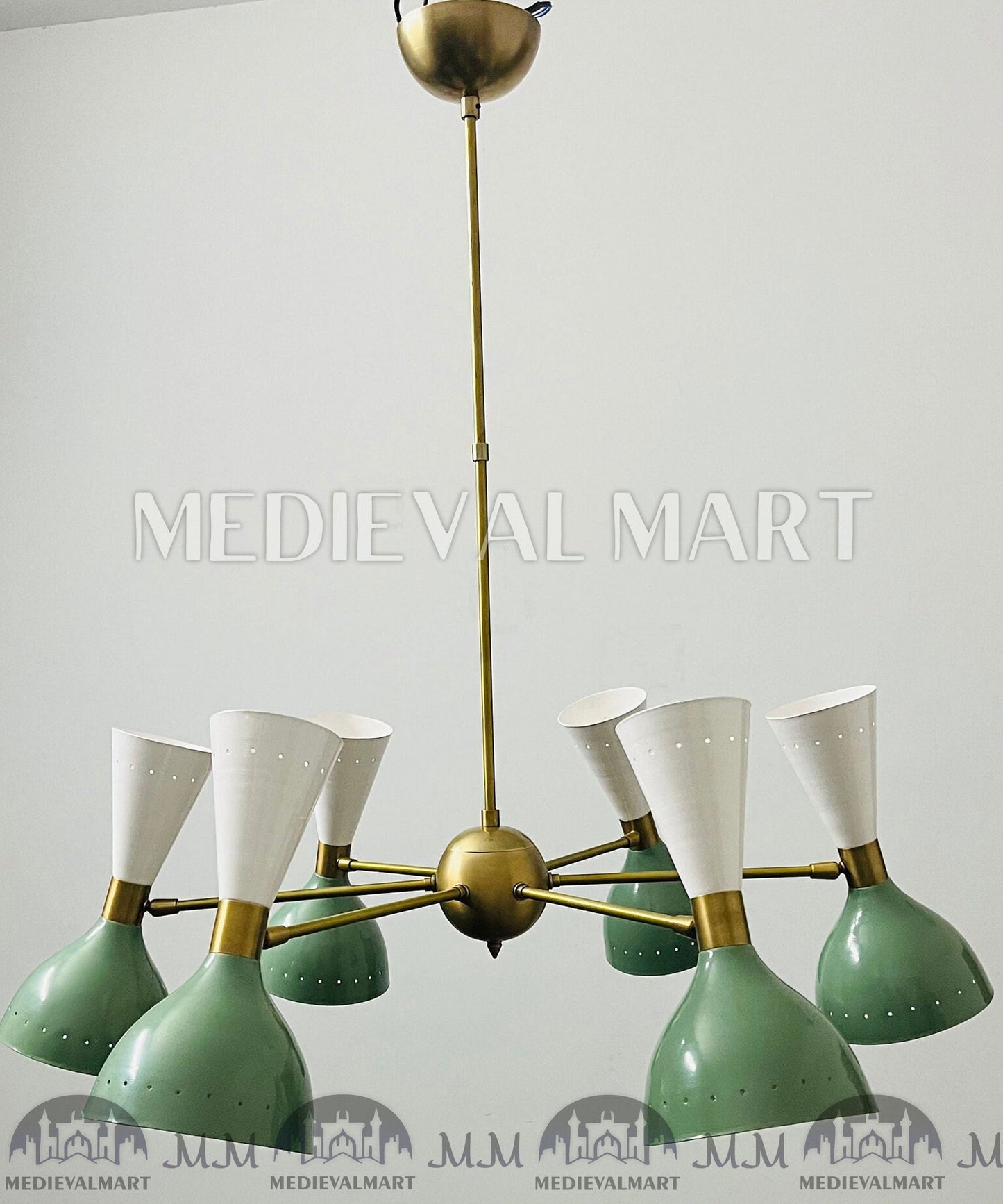 MEDIEVALMART AU European Greaves Knight English Legs Armor "Buff Polish"