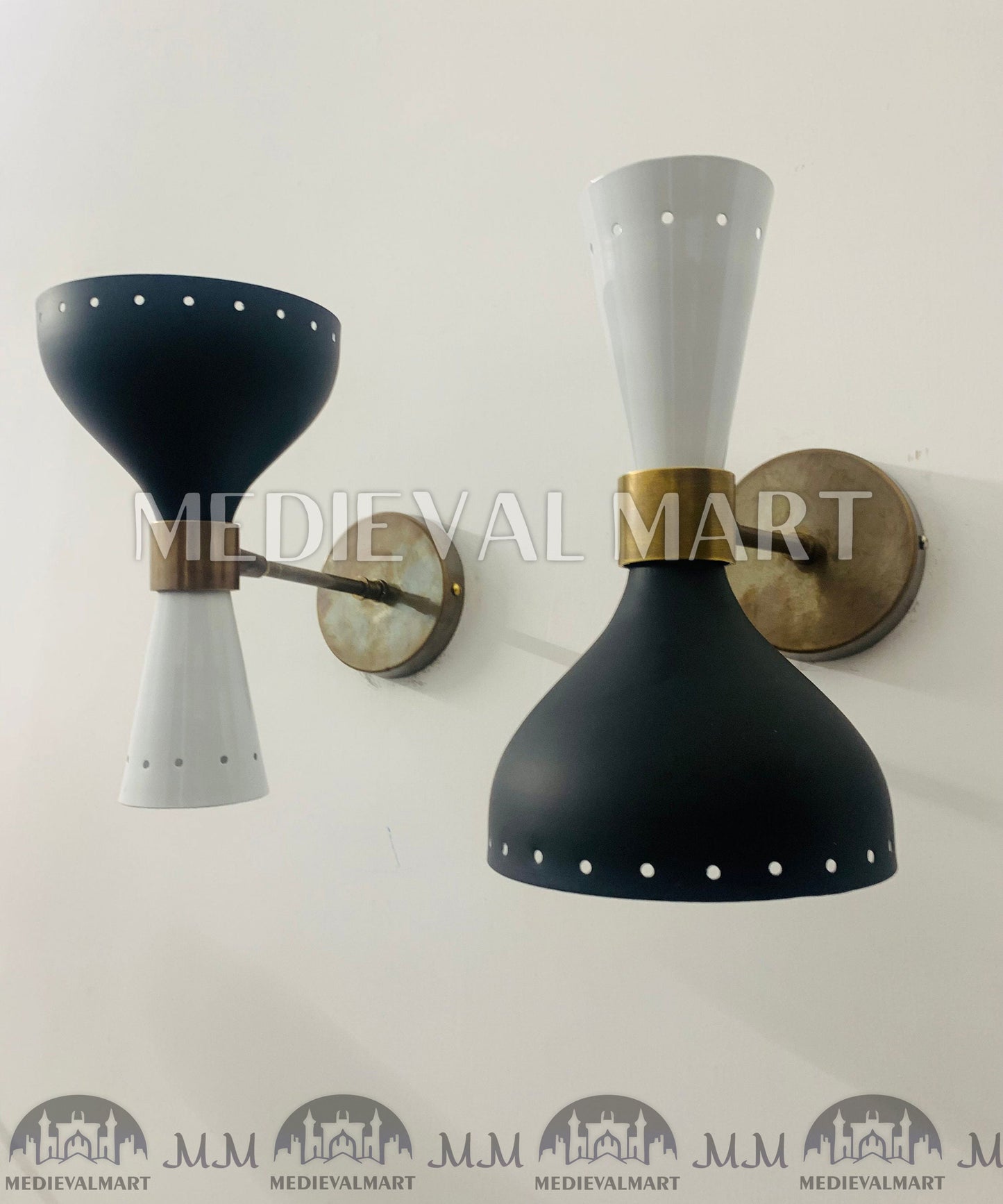 MEDIEVALMART AU European Greaves Knight English Legs Armor "Buff Polish"