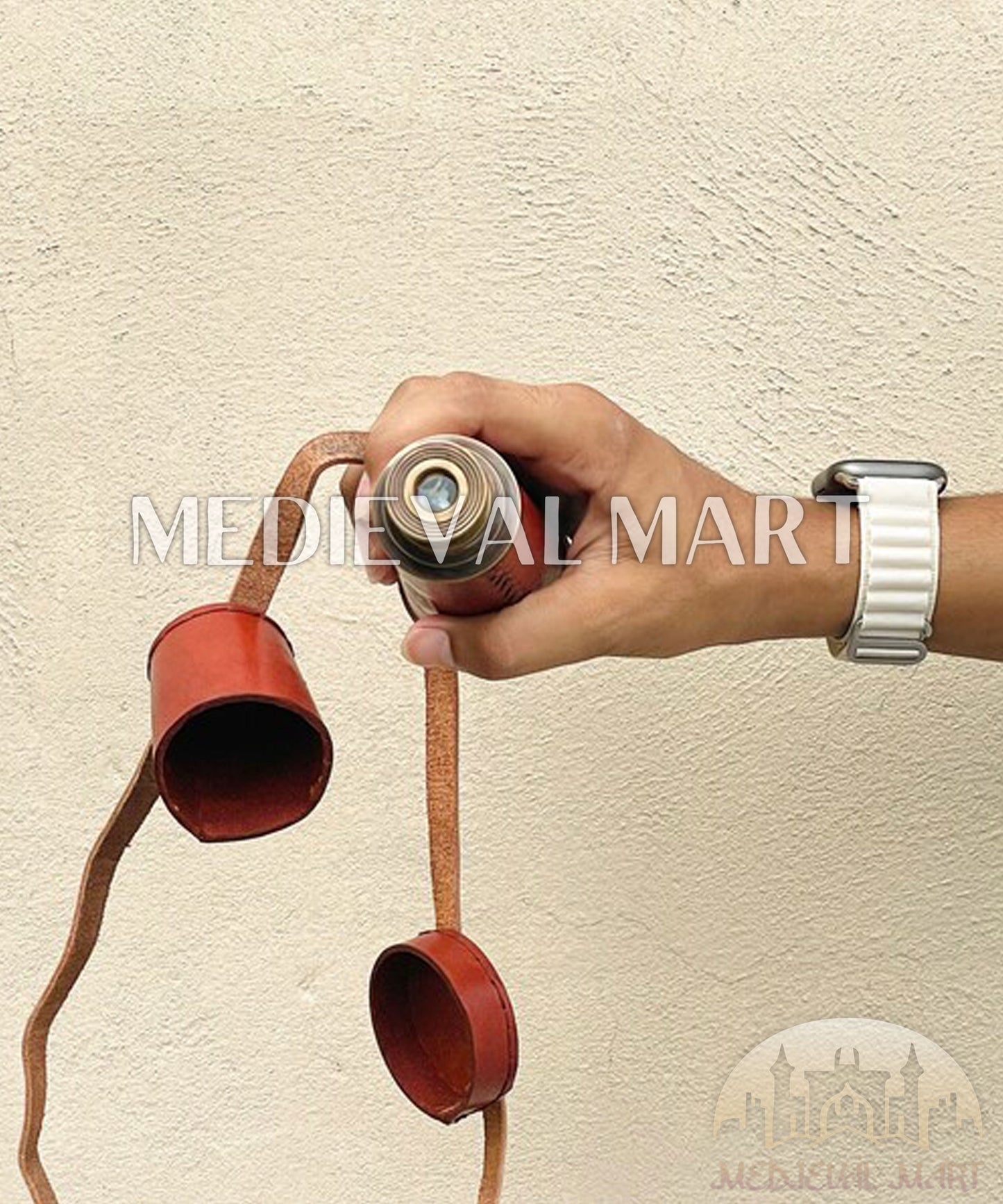 MEDIEVALMART AU "Achilles" Gold Finish Trojan Warrior Helmet W/H Free Stand | Troy Props