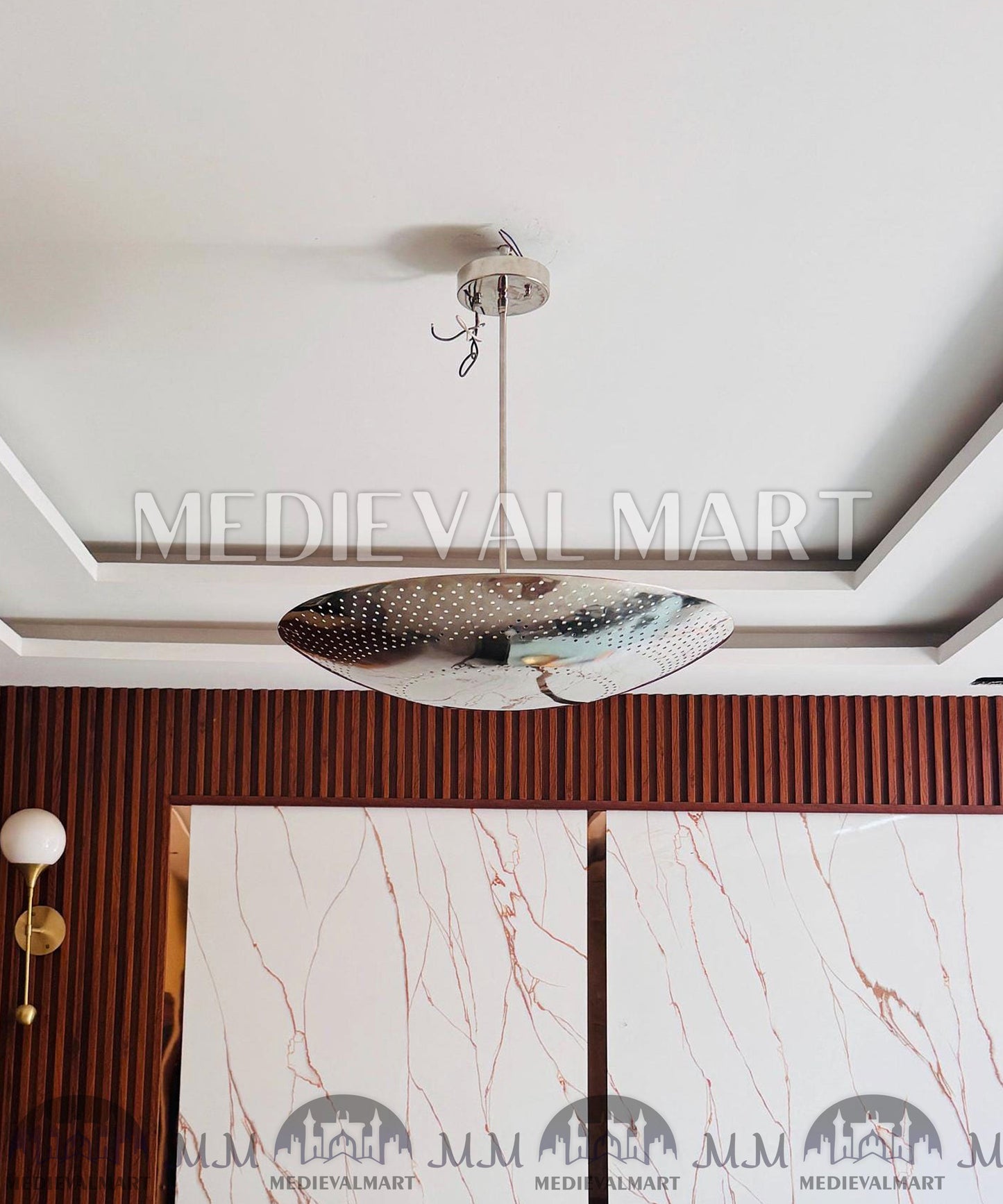 MEDIEVALMART AU European Greaves Knight English Legs Armor "Buff Polish"