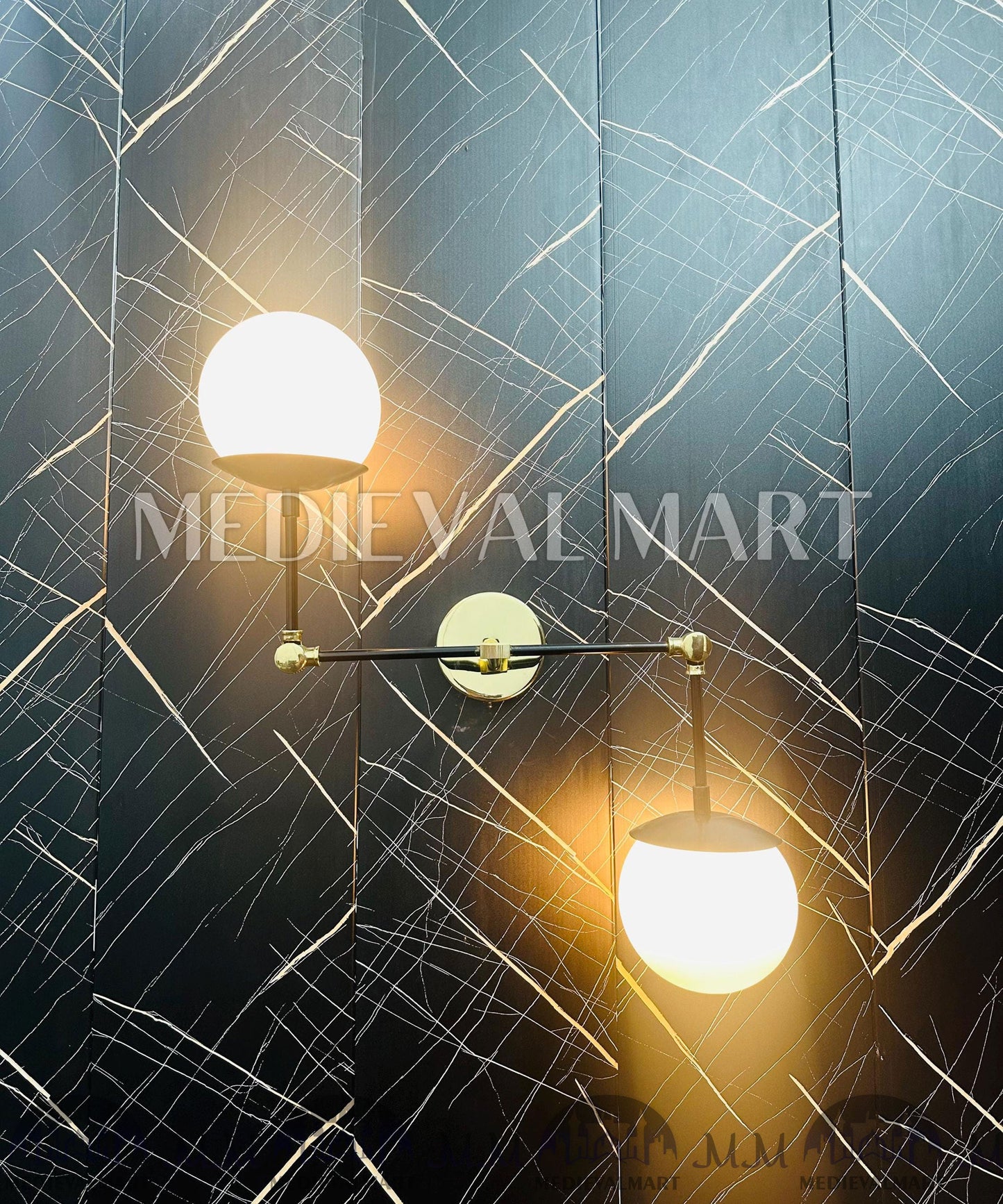 MEDIEVALMART AU European Greaves Knight English Legs Armor "Buff Polish"