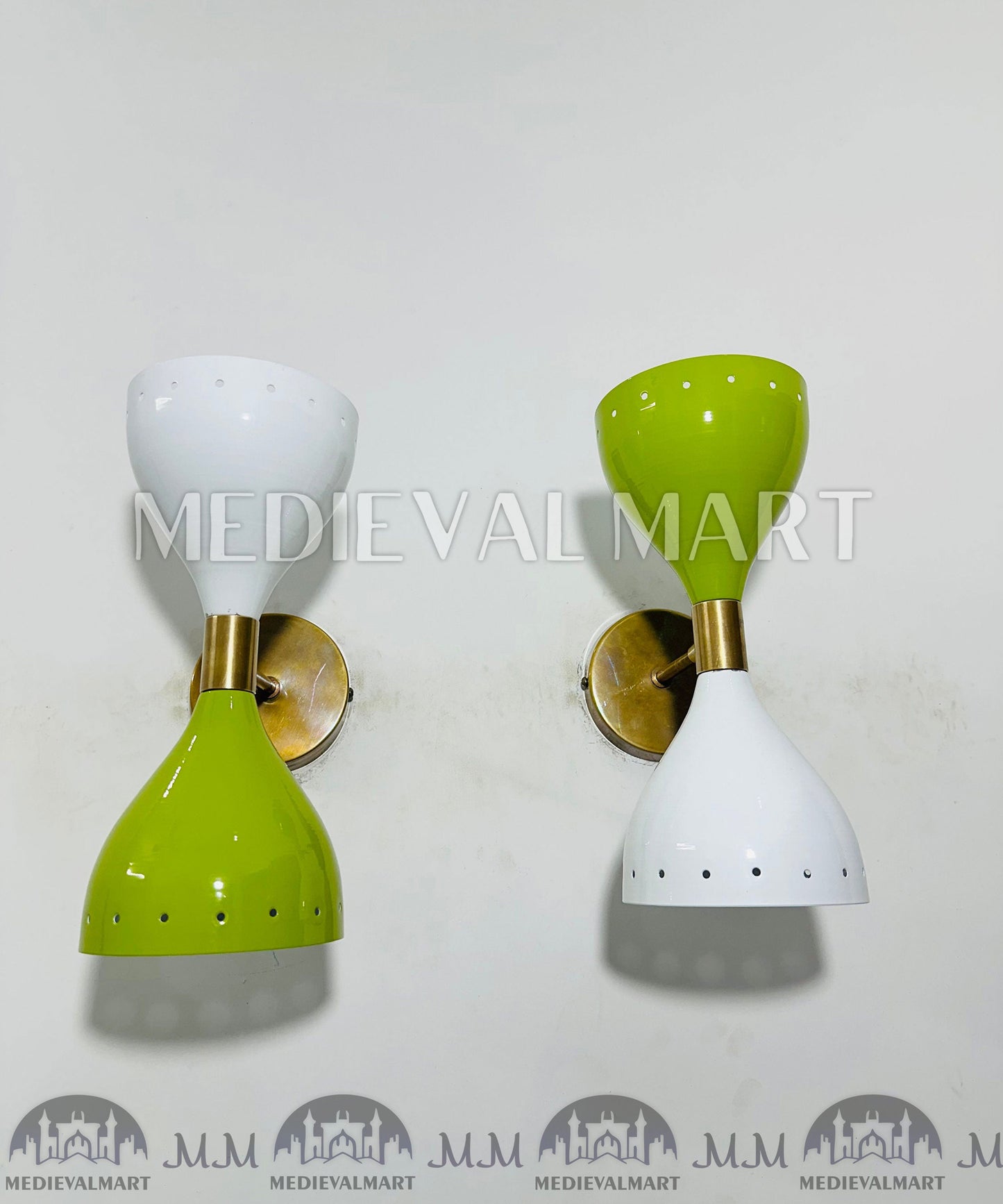 MEDIEVALMART AU European Greaves Knight English Legs Armor "Buff Polish"