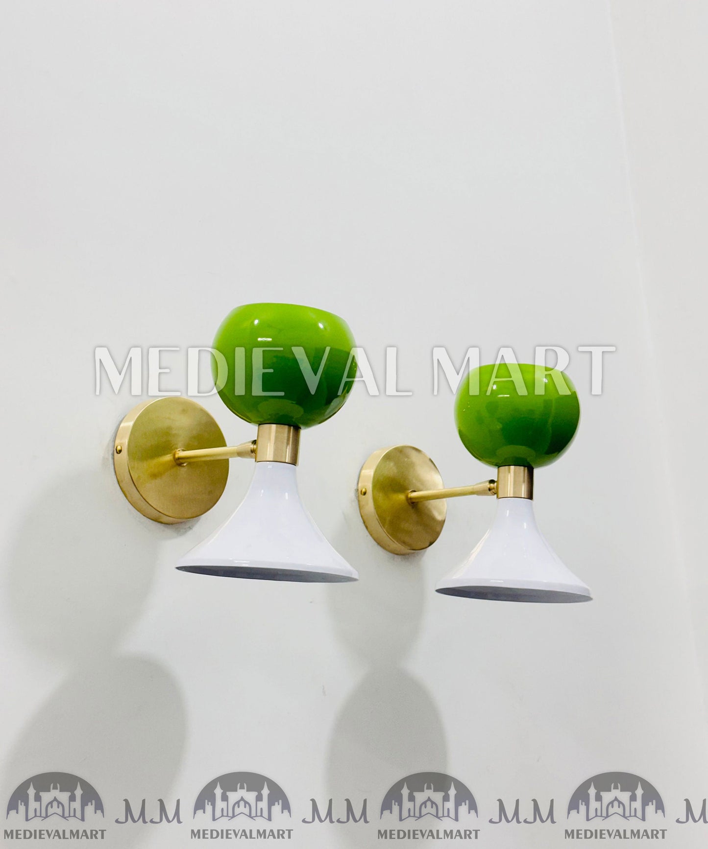 MEDIEVALMART AU European Greaves Knight English Legs Armor "Buff Polish"