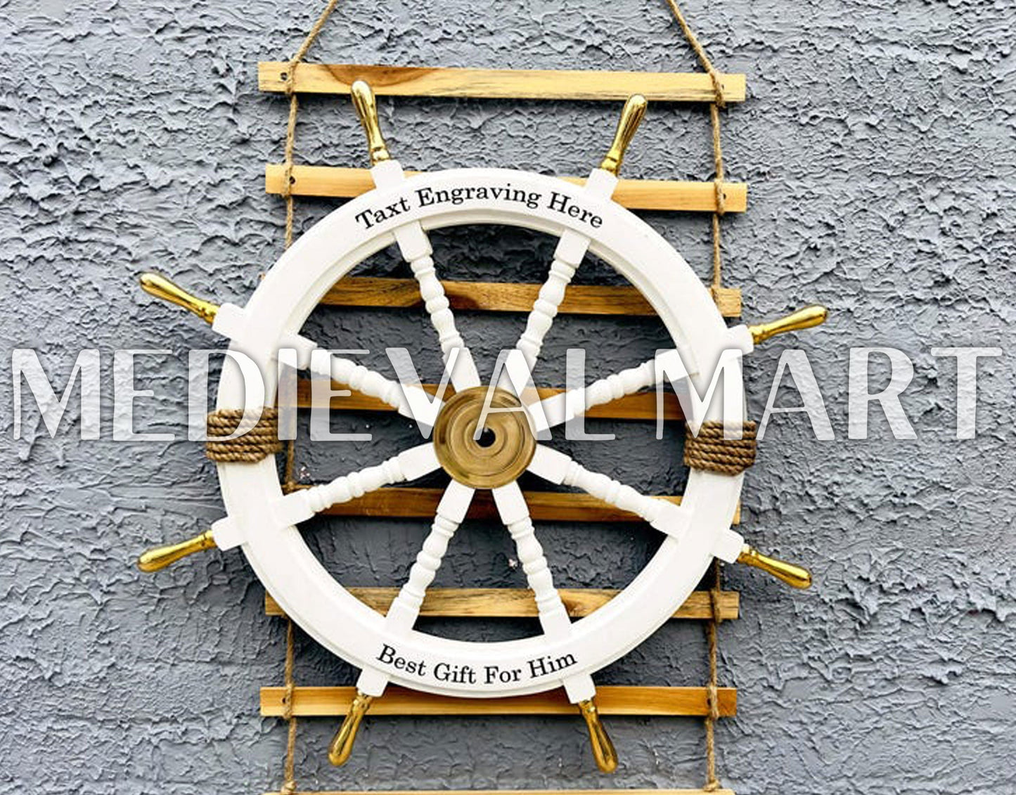 MEDIEVALMART AU Hand Forged Medieval Twisted Troll Cross Iron Pendent With Leather Cord