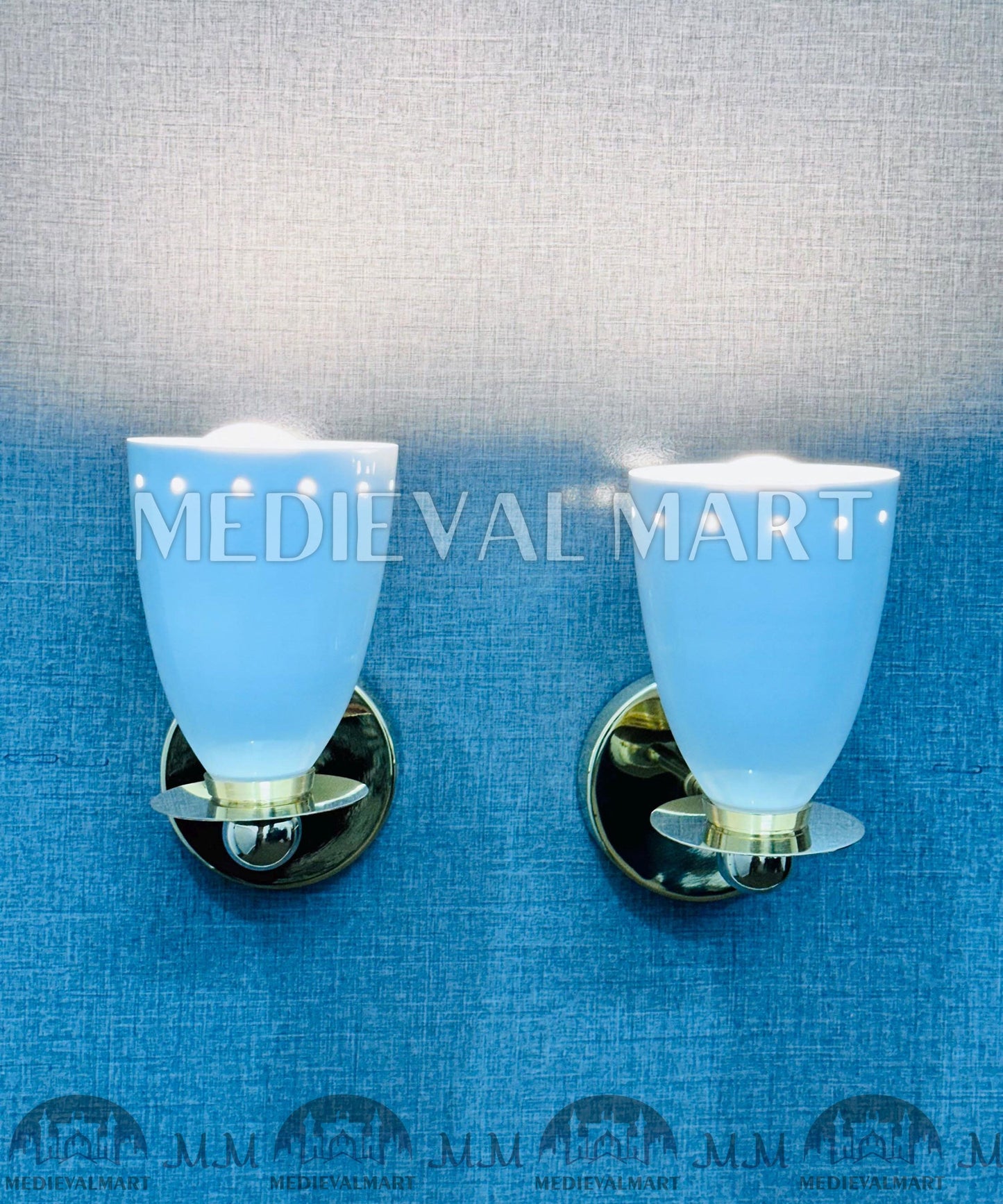 MEDIEVALMART AU European Greaves Knight English Legs Armor "Buff Polish"