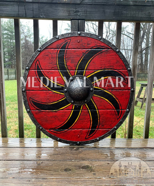 MEDIEVALMART AU First Avengers Steve Rogers Damaged Shield | Gift for Cosplayer