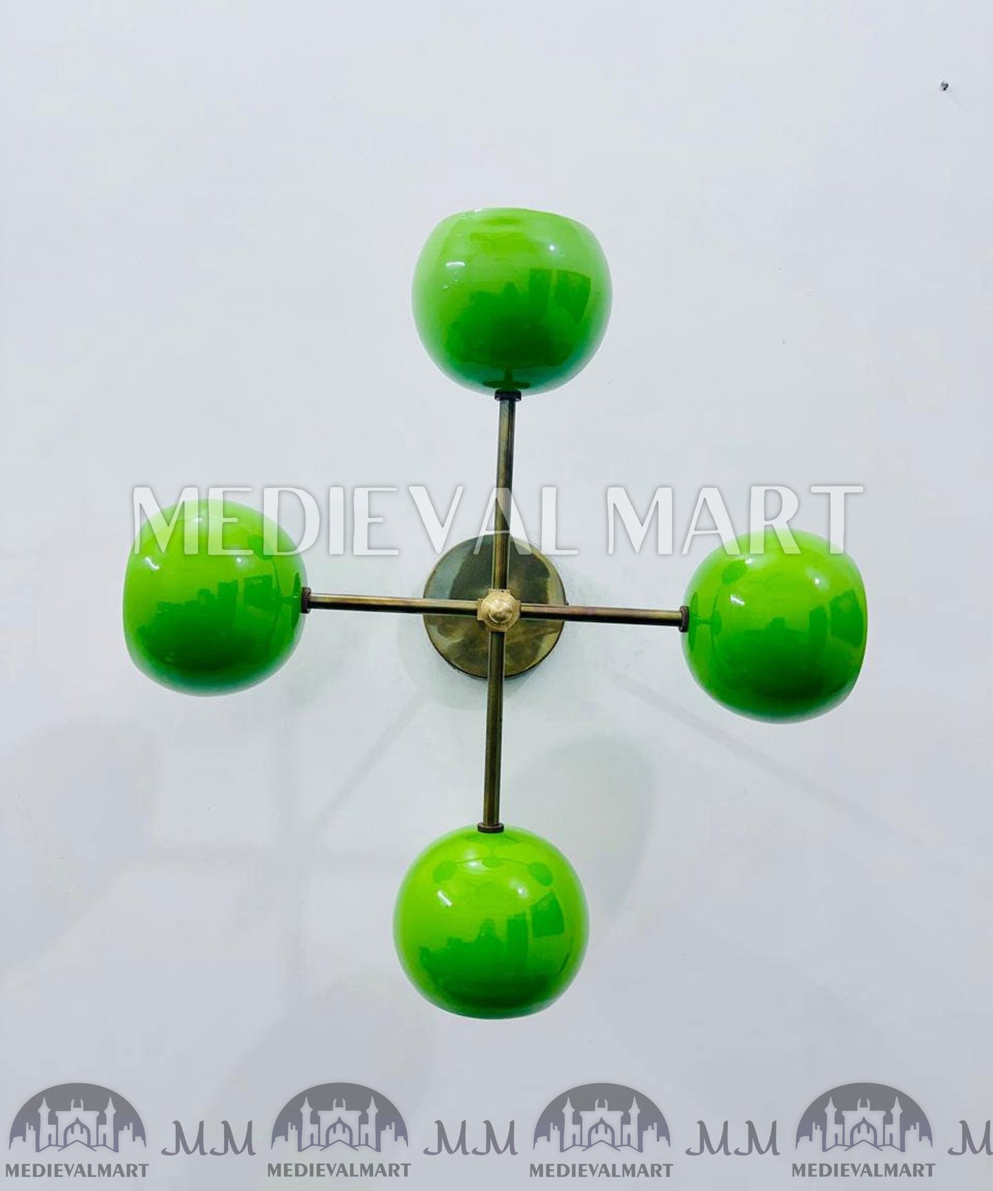 MEDIEVALMART AU European Greaves Knight English Legs Armor "Buff Polish"