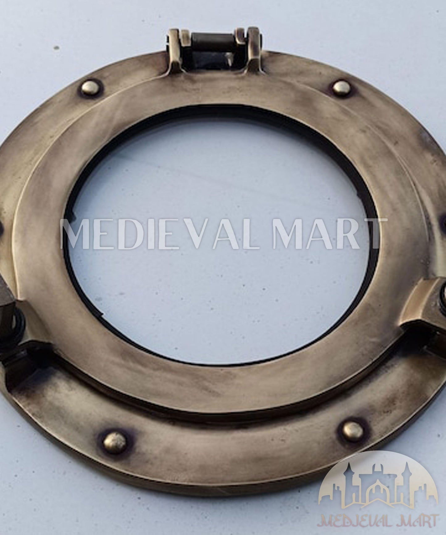 MEDIEVALMART AU Hand Forged Medieval Twisted Troll Cross Iron Pendent With Leather Cord