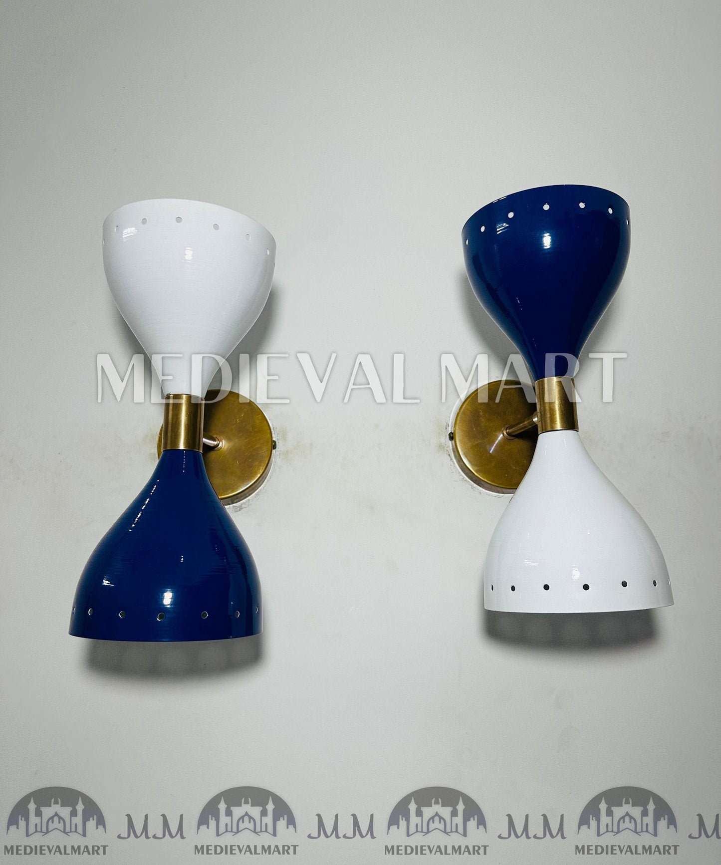 MEDIEVALMART AU European Greaves Knight English Legs Armor "Buff Polish"