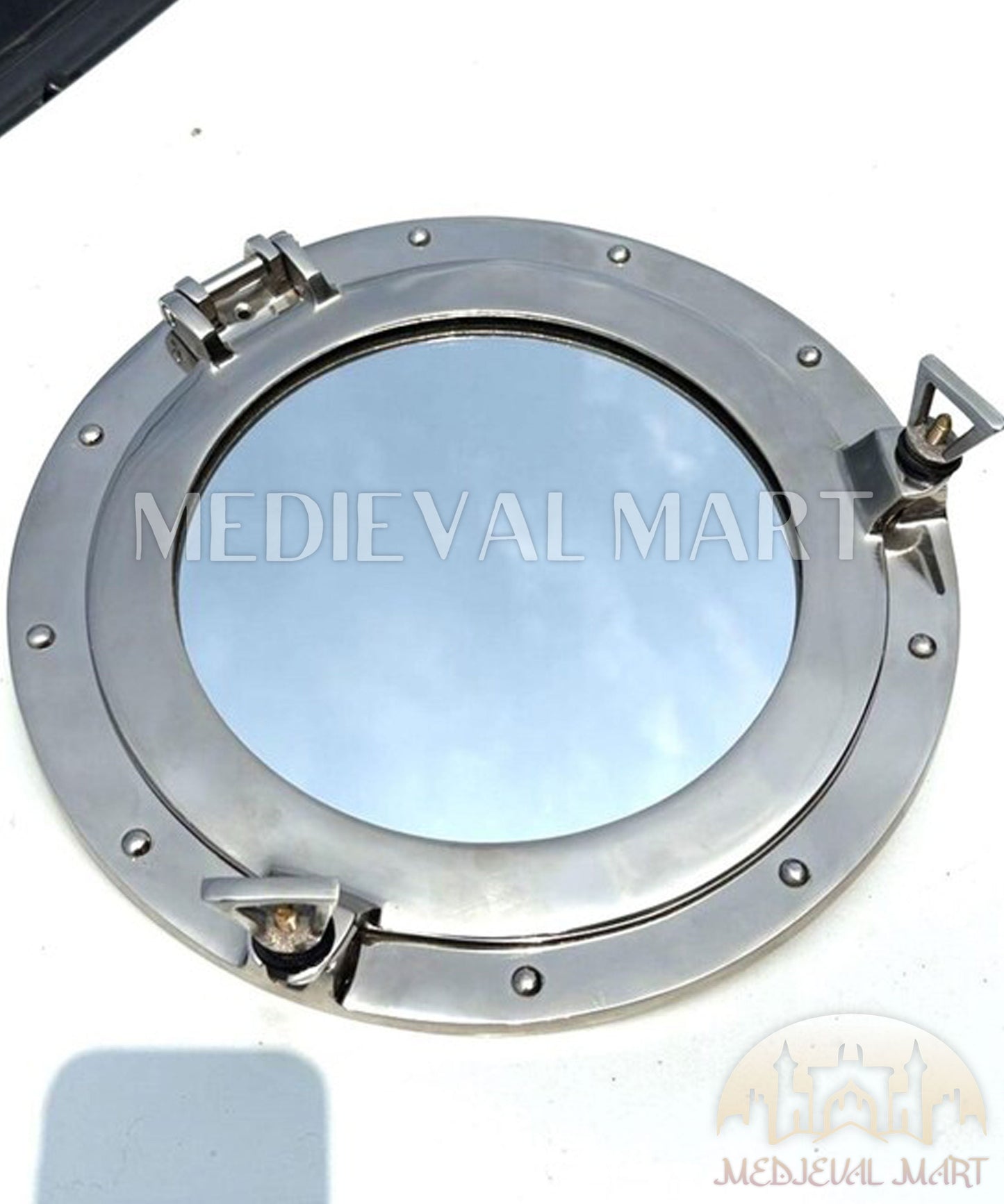 MEDIEVALMART AU Hand Forged Medieval Twisted Troll Cross Iron Pendent With Leather Cord